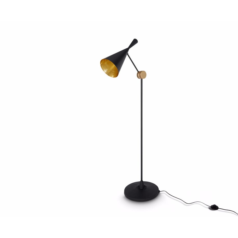 BEAT floor lamp black with copper