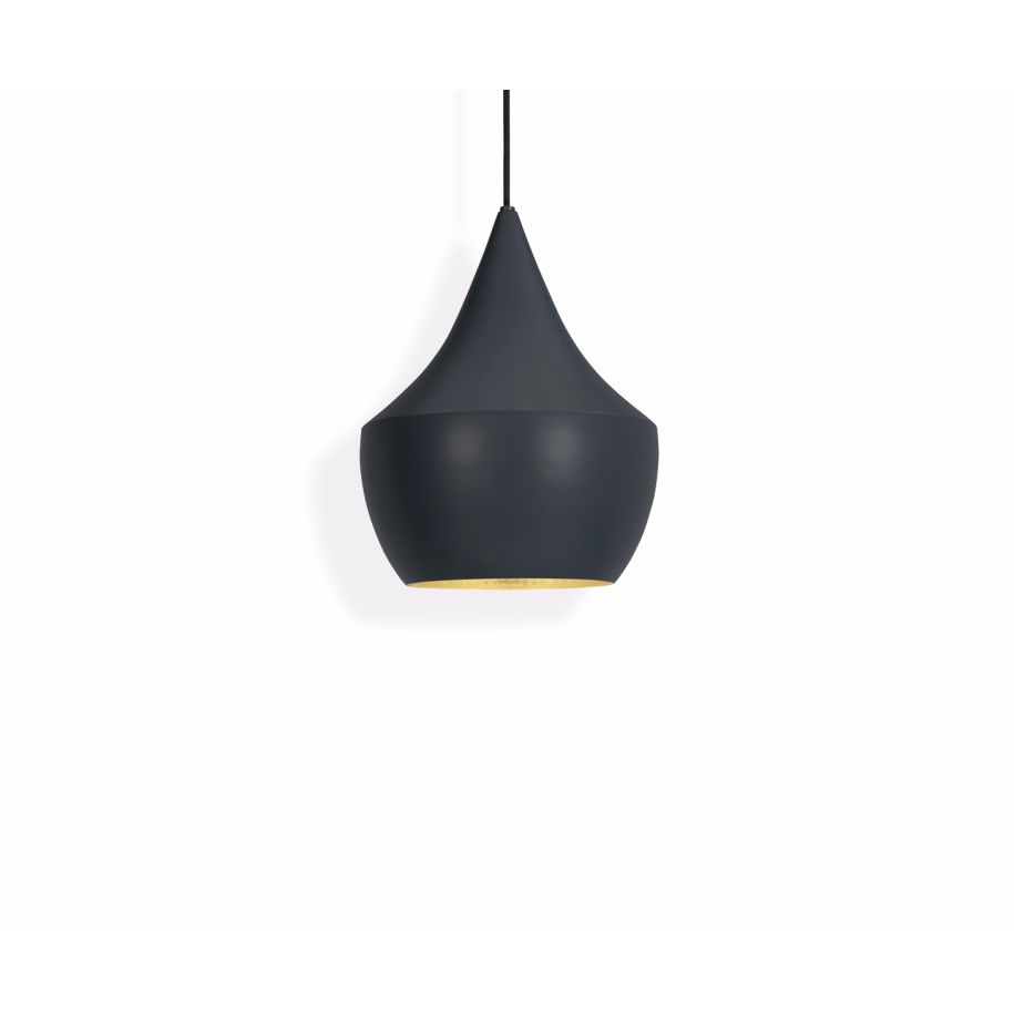 Pendelleuchte BEAT schwarz mit Kupfer