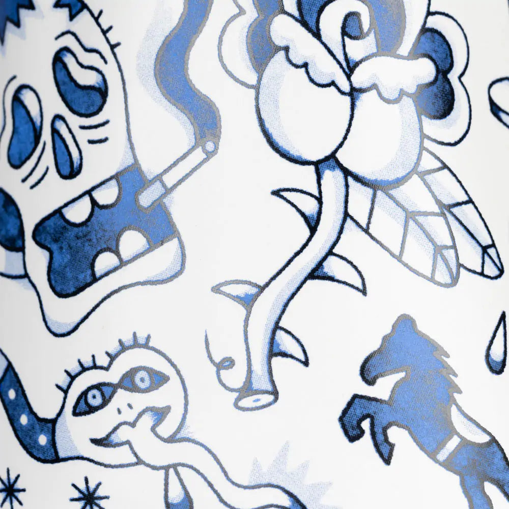 LIBERTY MATTERS Vase aus weißer Keramik