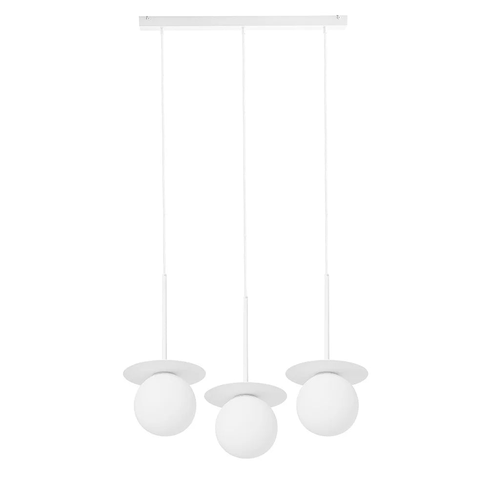 Lampa wisząca BORRA 3L biały – Ummo