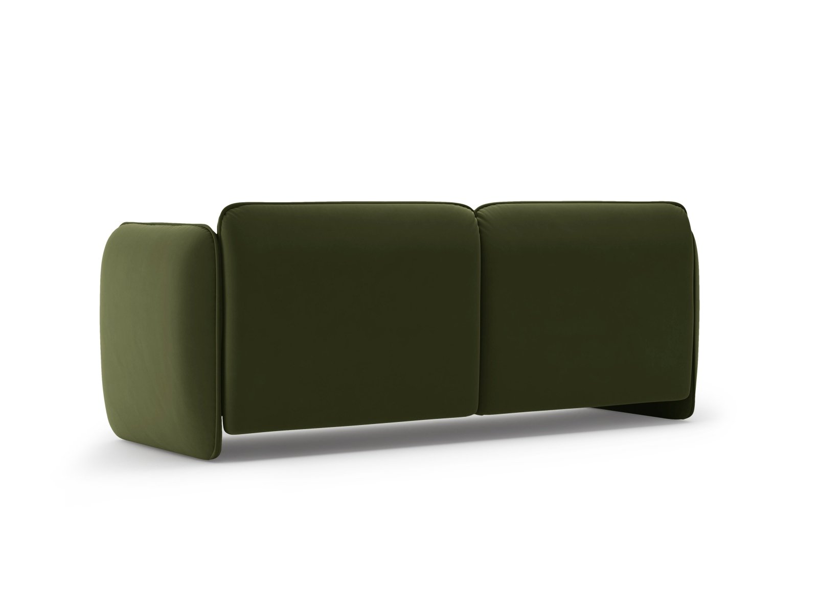 Sofa aus Samt 3-sitzig GEORGIA grün