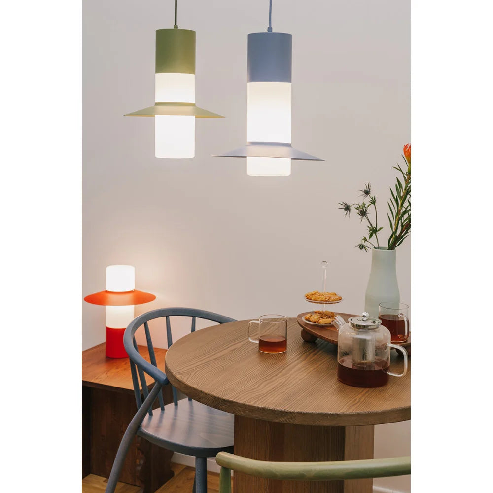 CAPONIO Tischleuchte blau