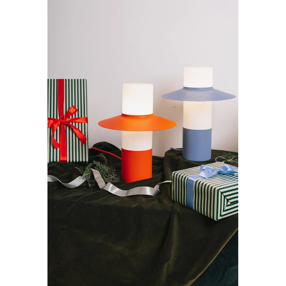 CAPONIO Tischleuchte blau