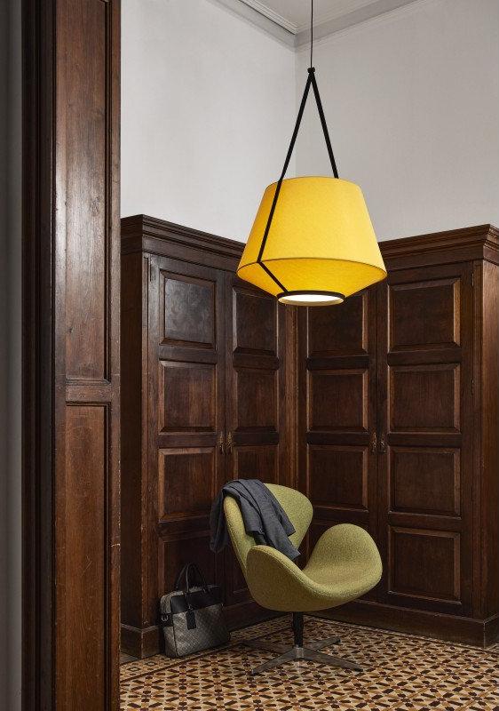 Lampa wisząca CARRIE żółty – Forestier