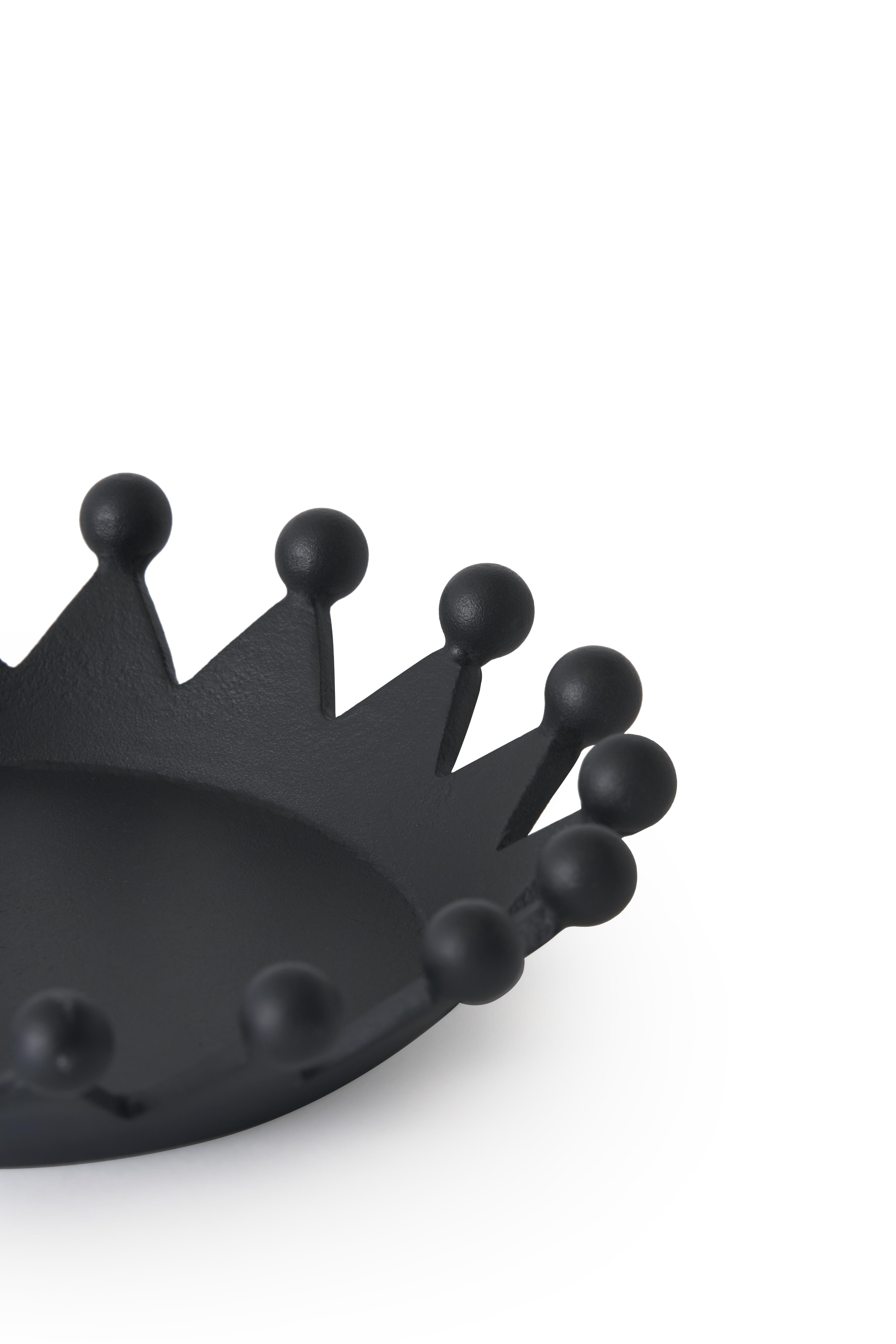Dekoration CAST CROWN schwarz