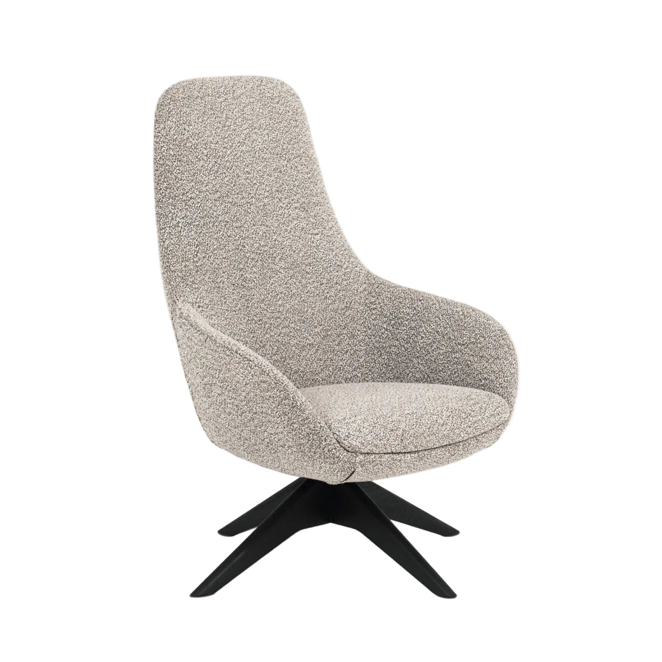 Drehstuhl CLASSIC gepolstert mit Holzuntergestell