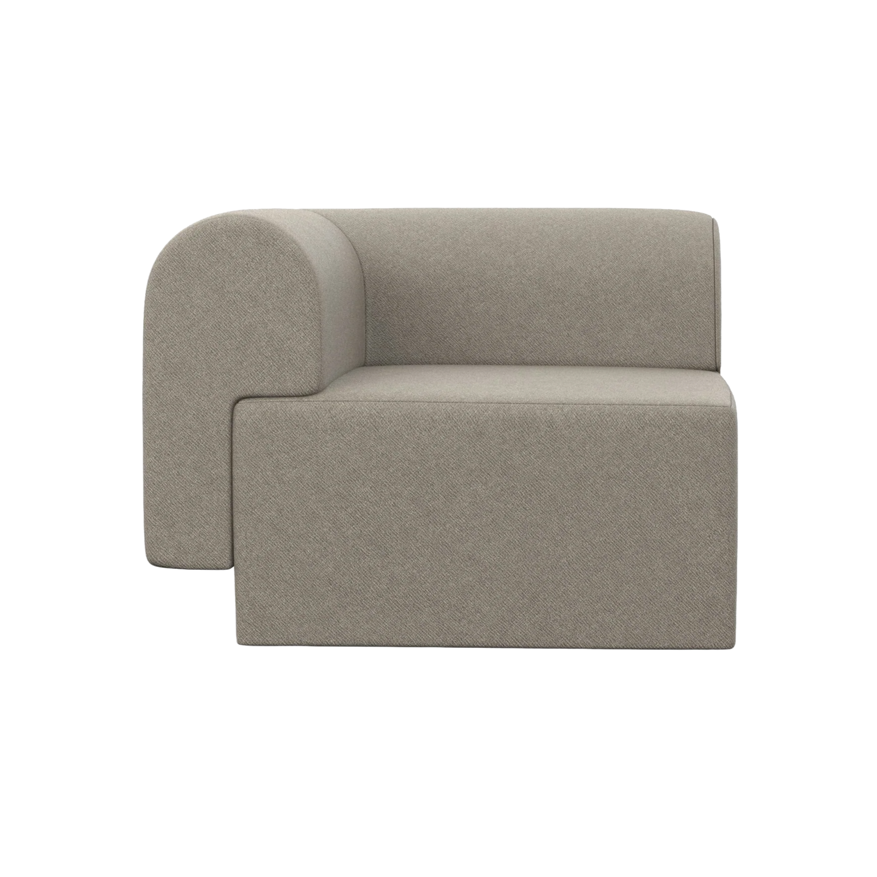 Modulsofa TORI - Eckmodul taupe