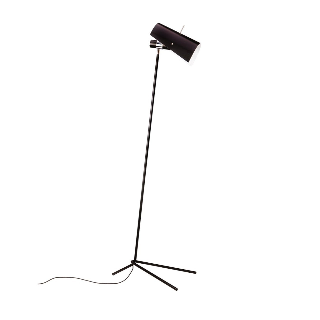 CLARITAS black reading floor lamp