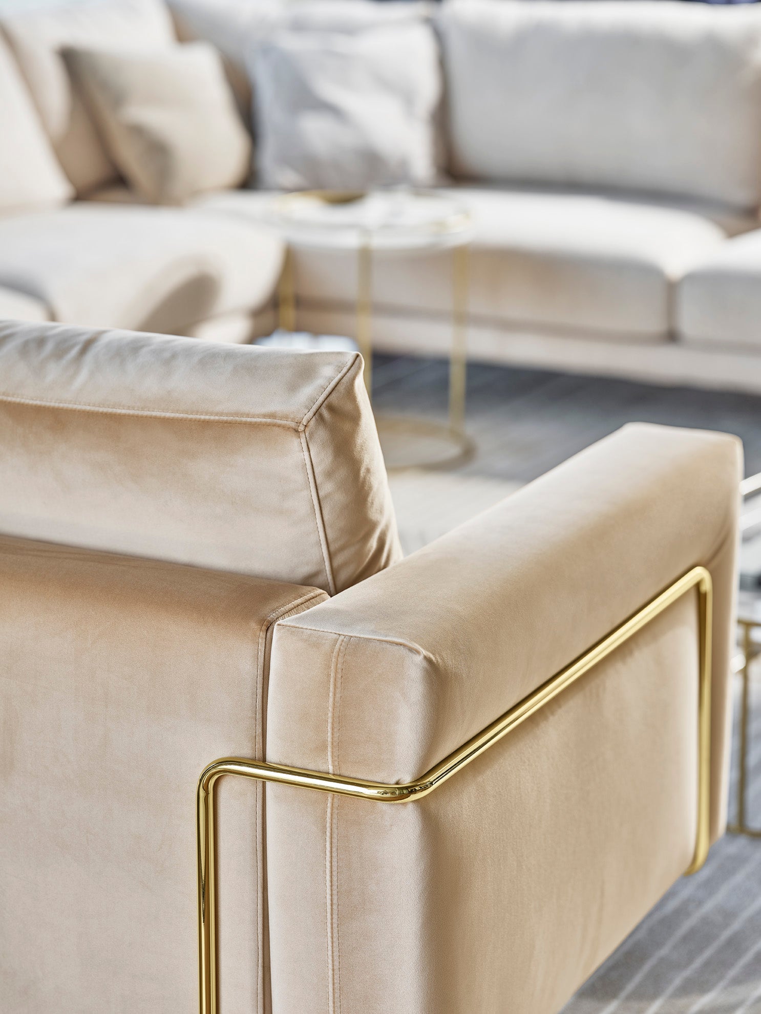 ROD MAXI Upholstered 3-Seater Sofa
