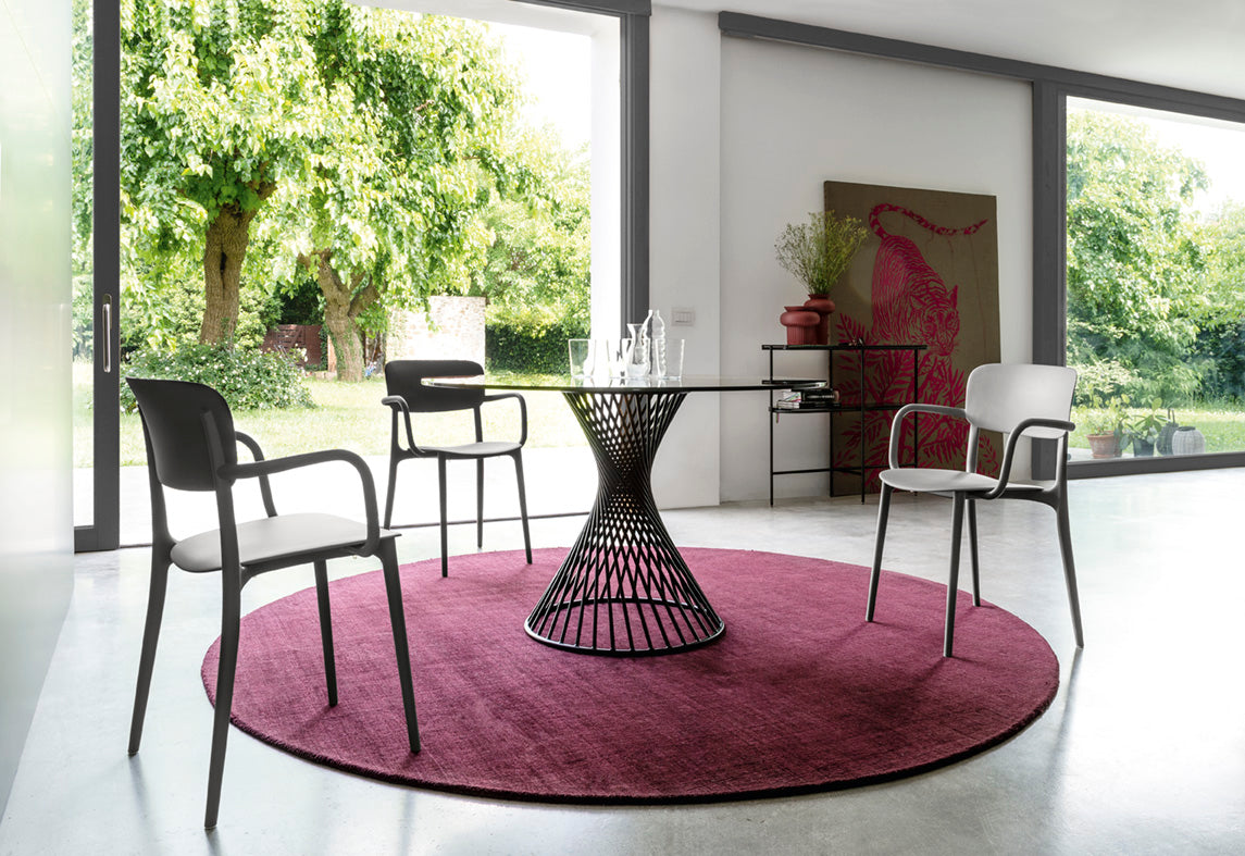 Armchair with Armrests LIBERTY white