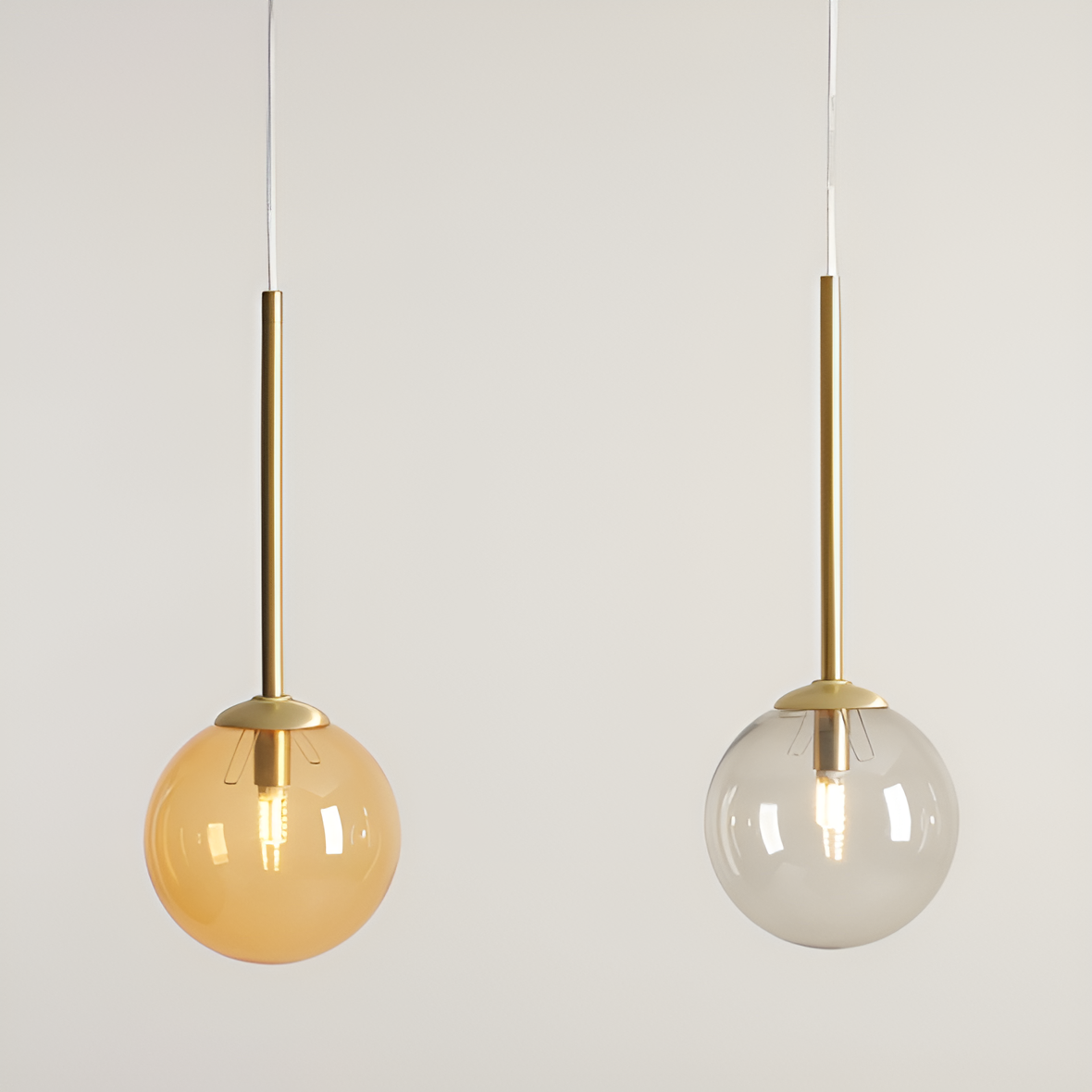 Colorful barefoot quatro lamp colorful