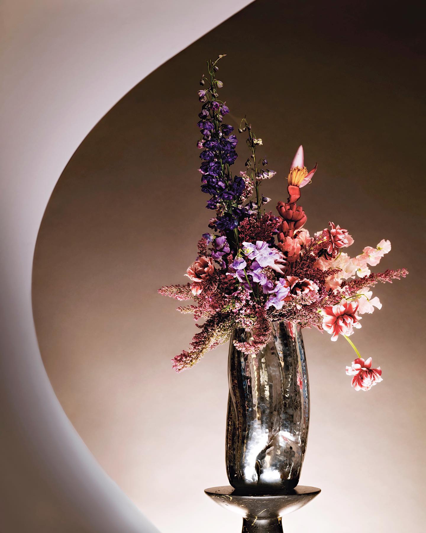 Wazon CLOUD TALL srebrny – Tom Dixon