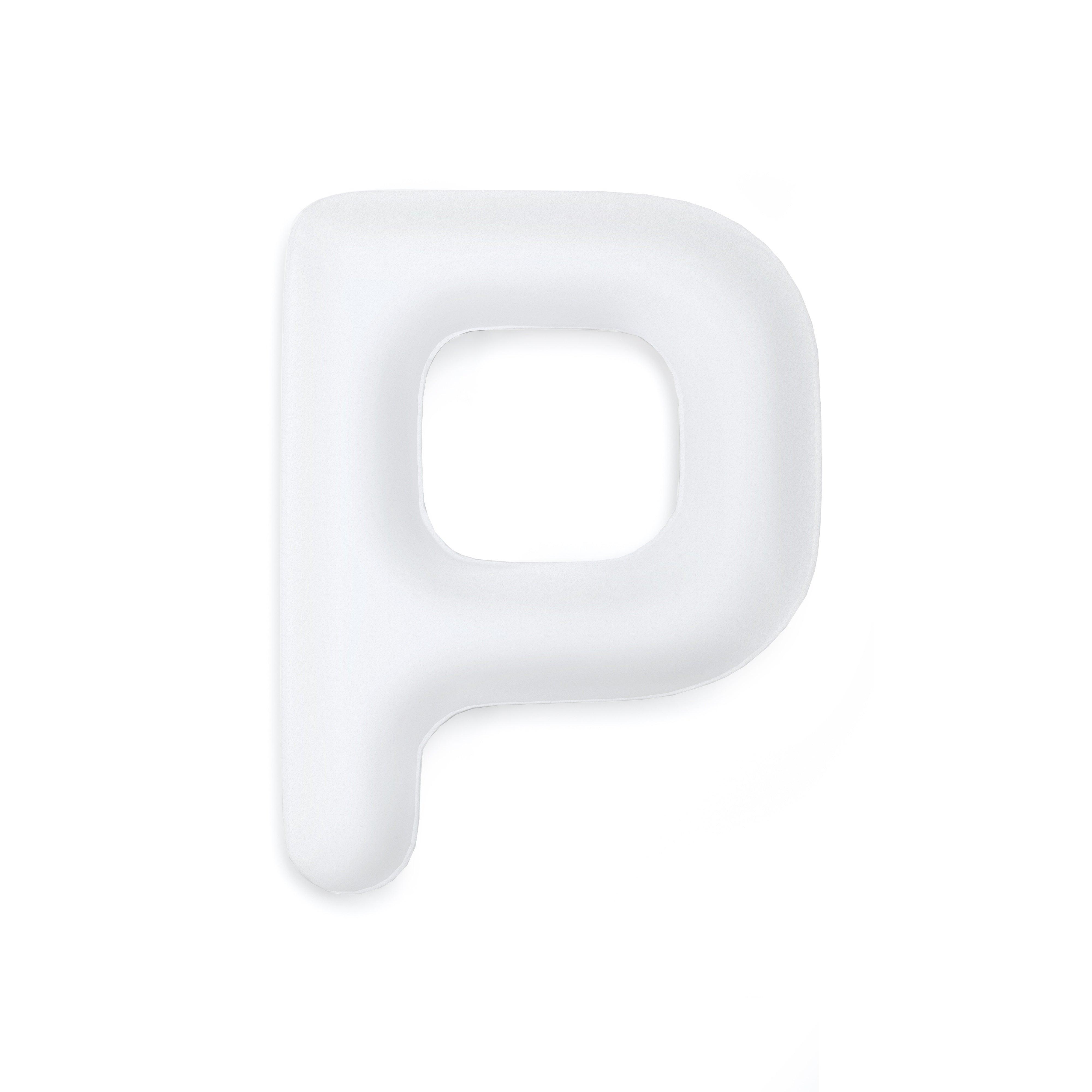 Dekoracja litera alfabetu FIDU biały mat Zieta Studio P Eye on Design