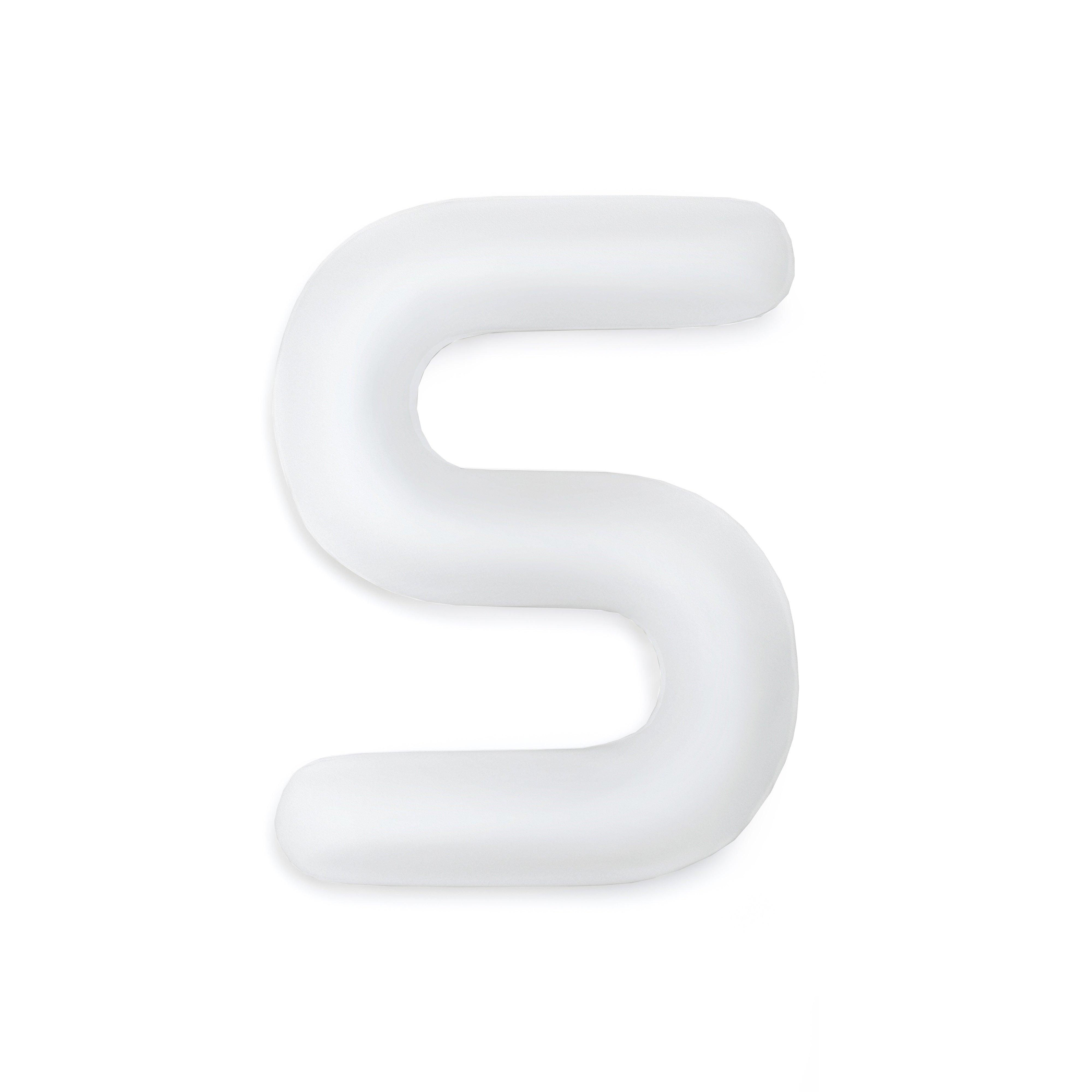 Dekoracja litera alfabetu FIDU biały mat Zieta Studio S Eye on Design
