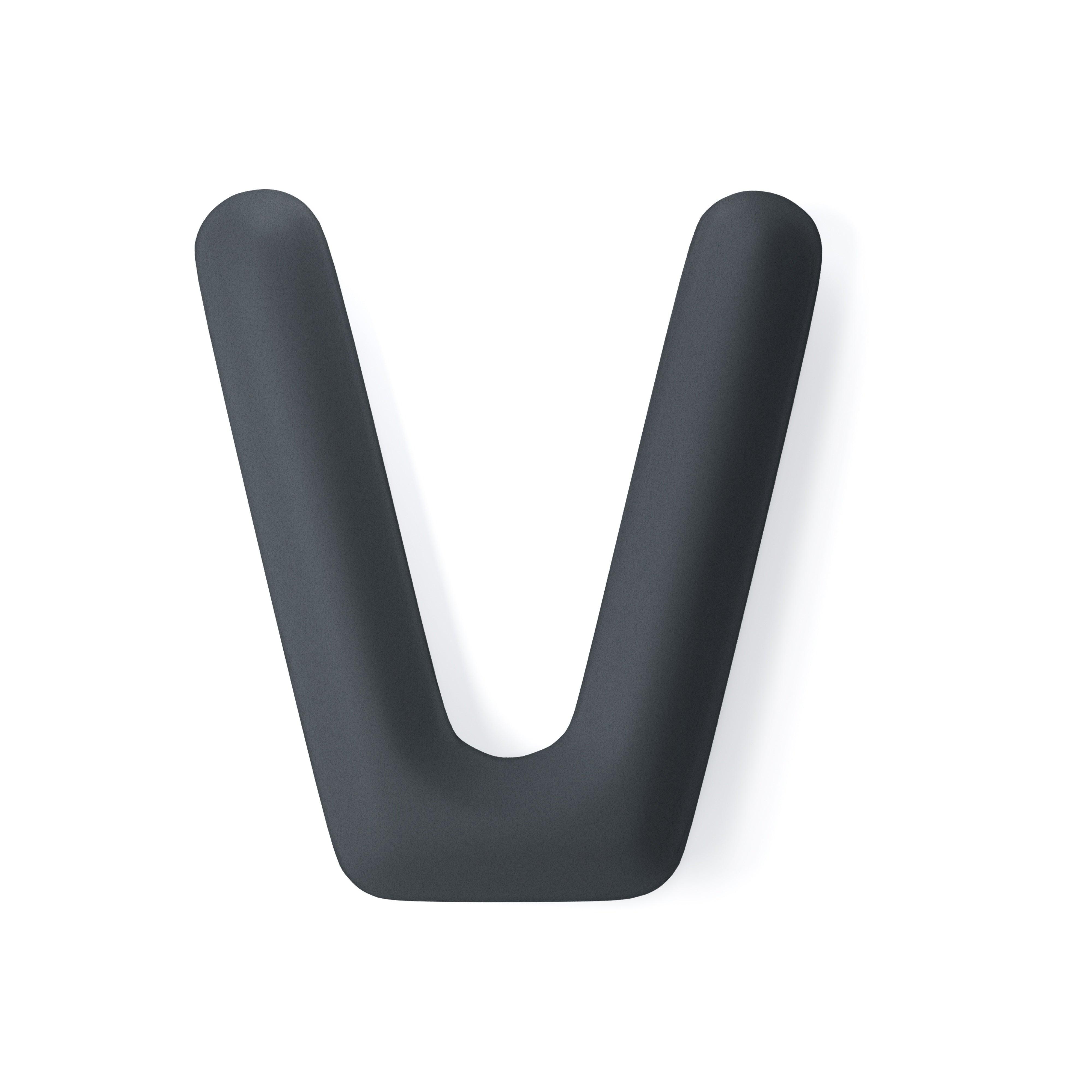 Dekoracja litera alfabetu FIDU grafitowy szary mat Zieta Studio V Eye on Design