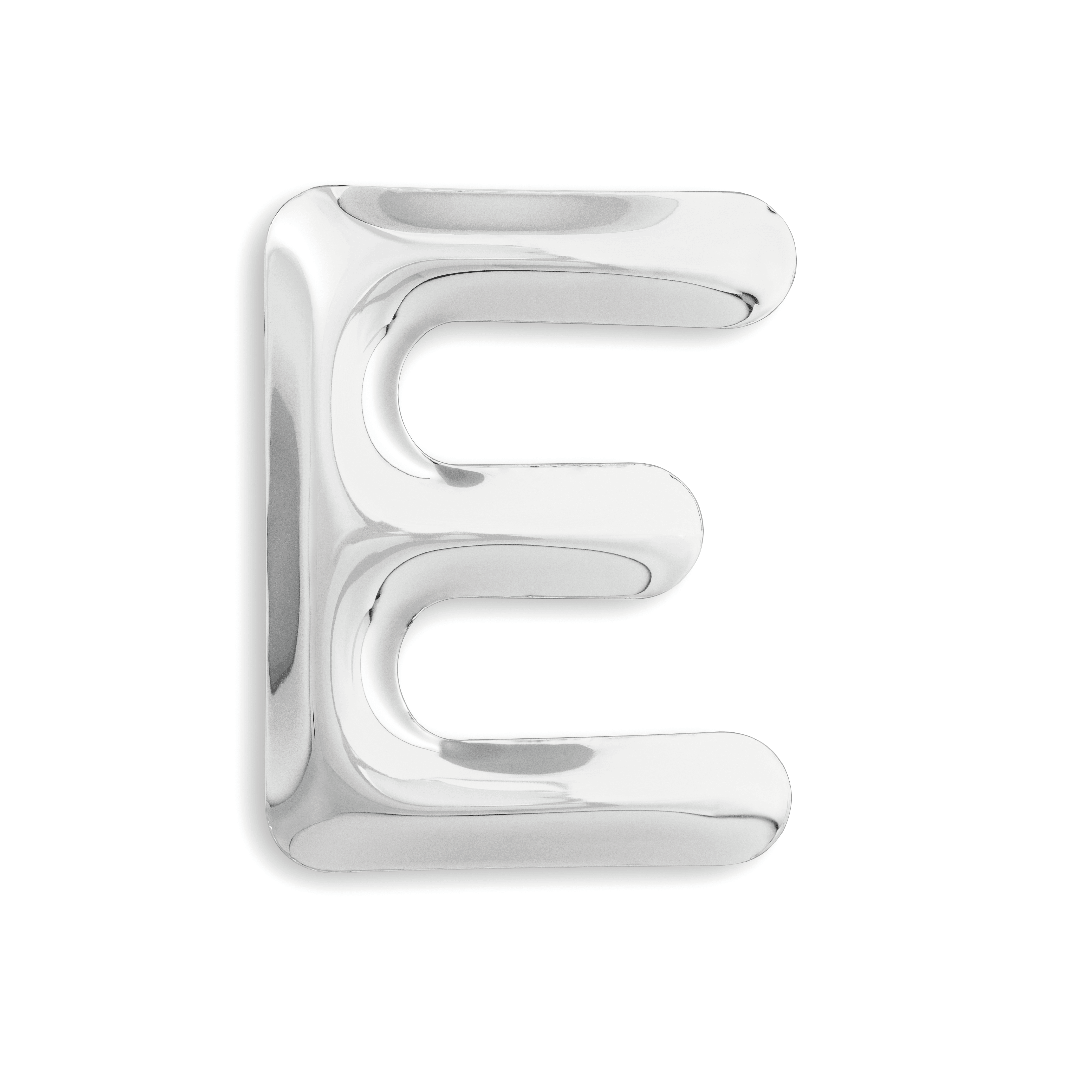 Dekoracja litera alfabetu FIDU inox Zieta Studio E Eye on Design