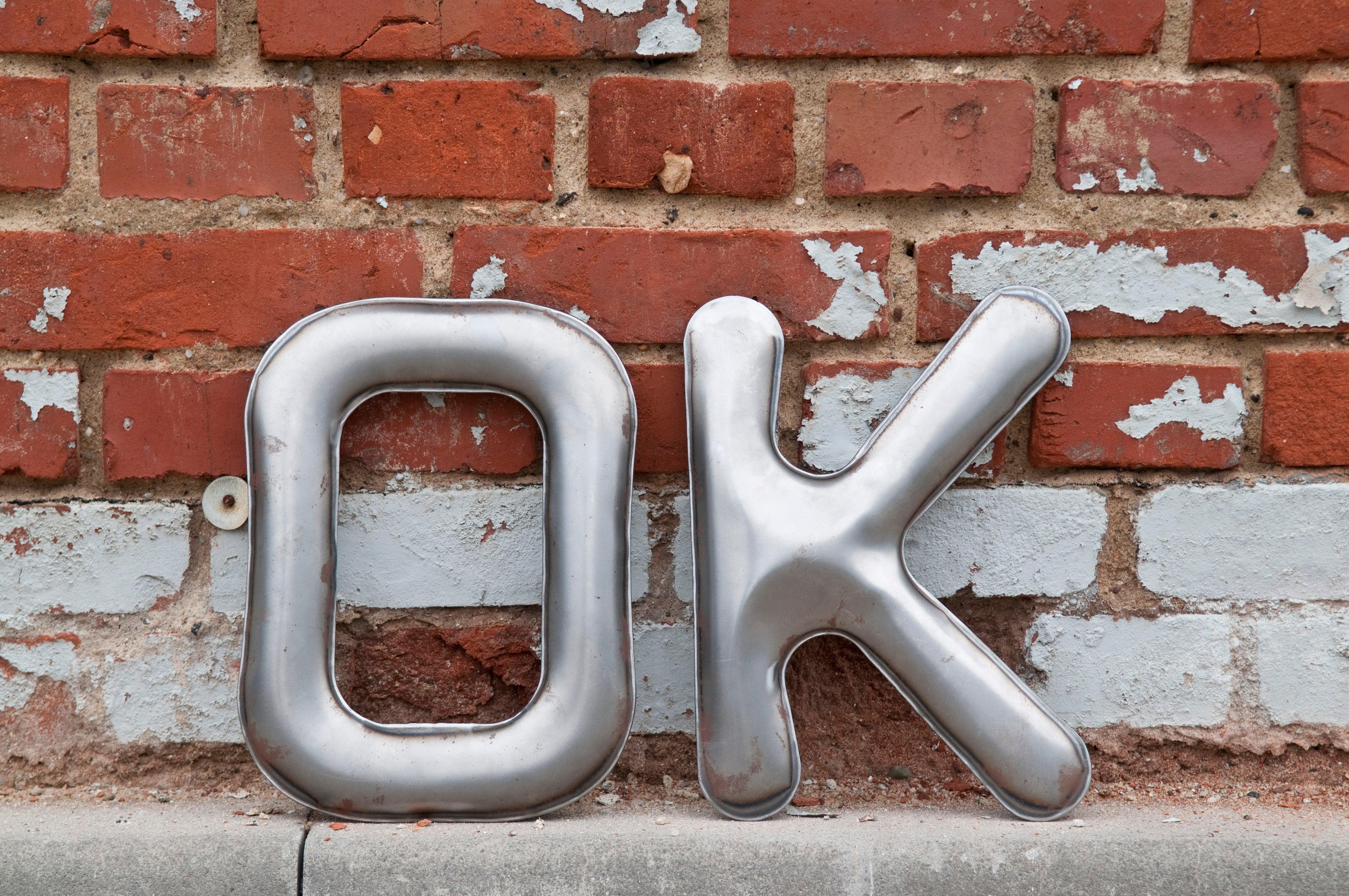 Dekoracja litera alfabetu FIDU inox Zieta Studio Eye on Design