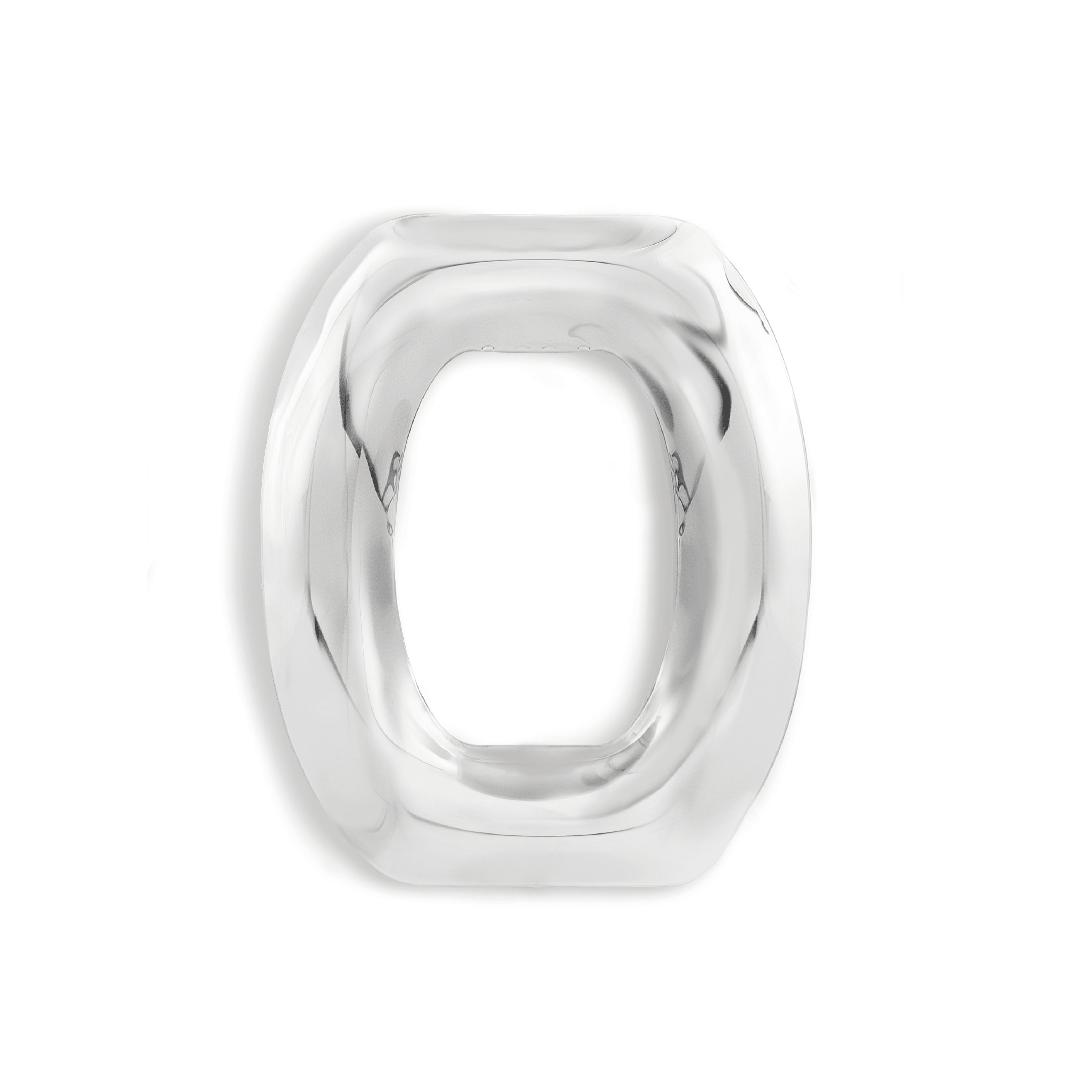 Dekoracja litera alfabetu FIDU inox Zieta Studio 0 Eye on Design