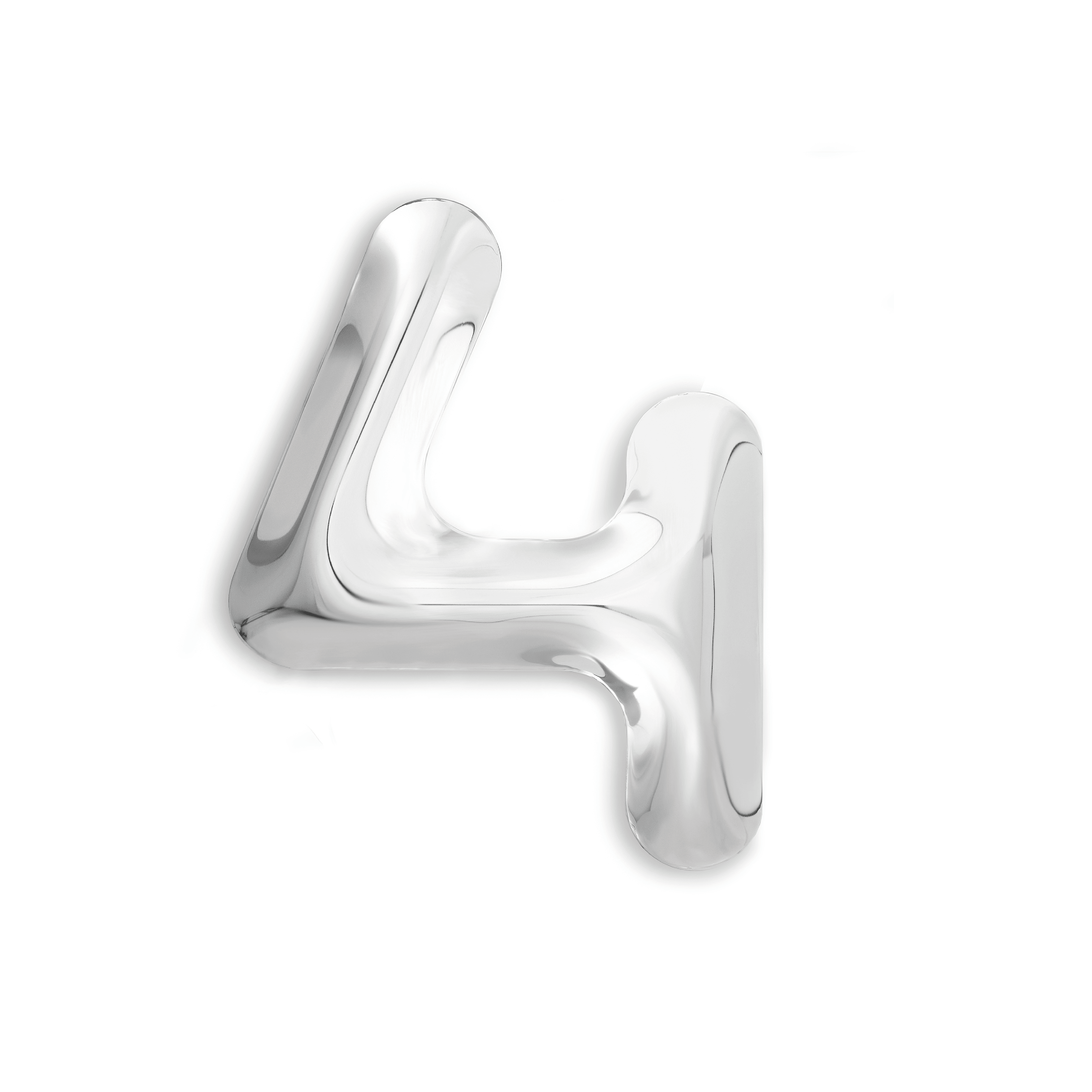 Dekoracja litera alfabetu FIDU inox Zieta Studio 4 Eye on Design