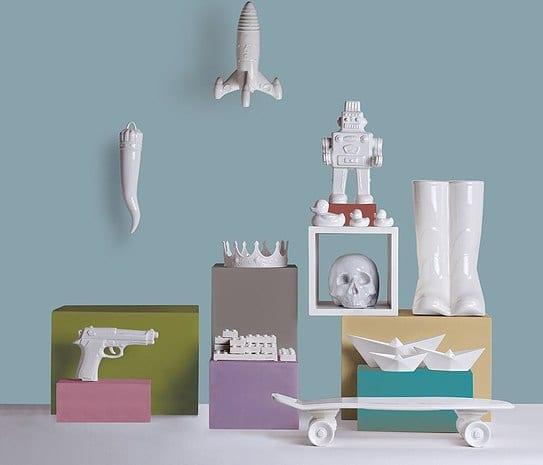 Dekoracja MEMORABILIA MY ROBOT biały Seletti Eye on Design