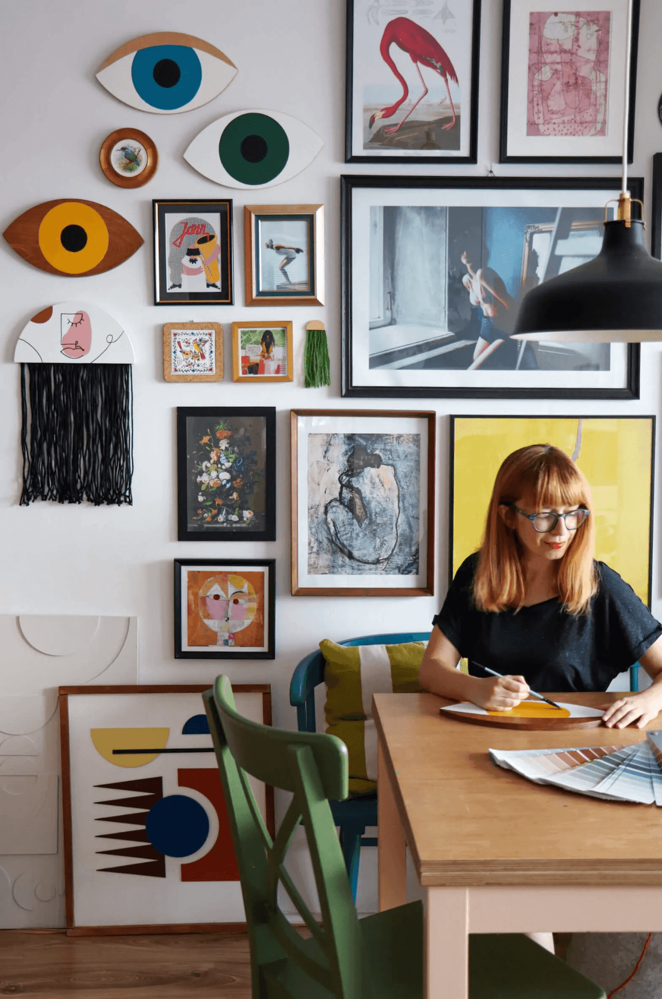 Dekoracja ścienna oko MAK 3D Na_ha_ku Eye on Design