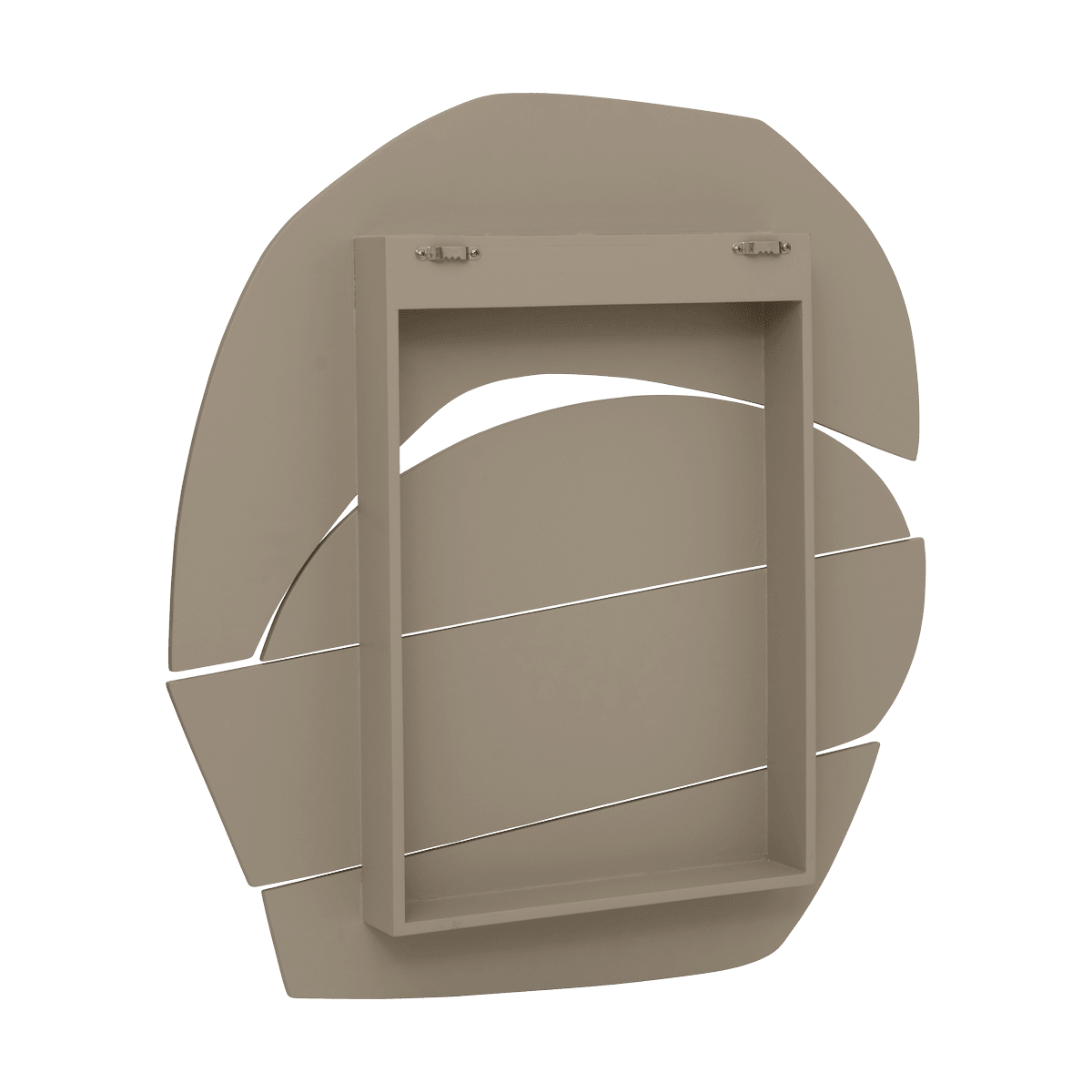 Dekoracja ścienna z drewna beżowa Urban Nature Culture Eye on Design