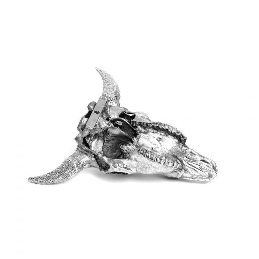Dekoracja WUNDERKAMMER BISON SKULL srebrny Seletti Eye on Design