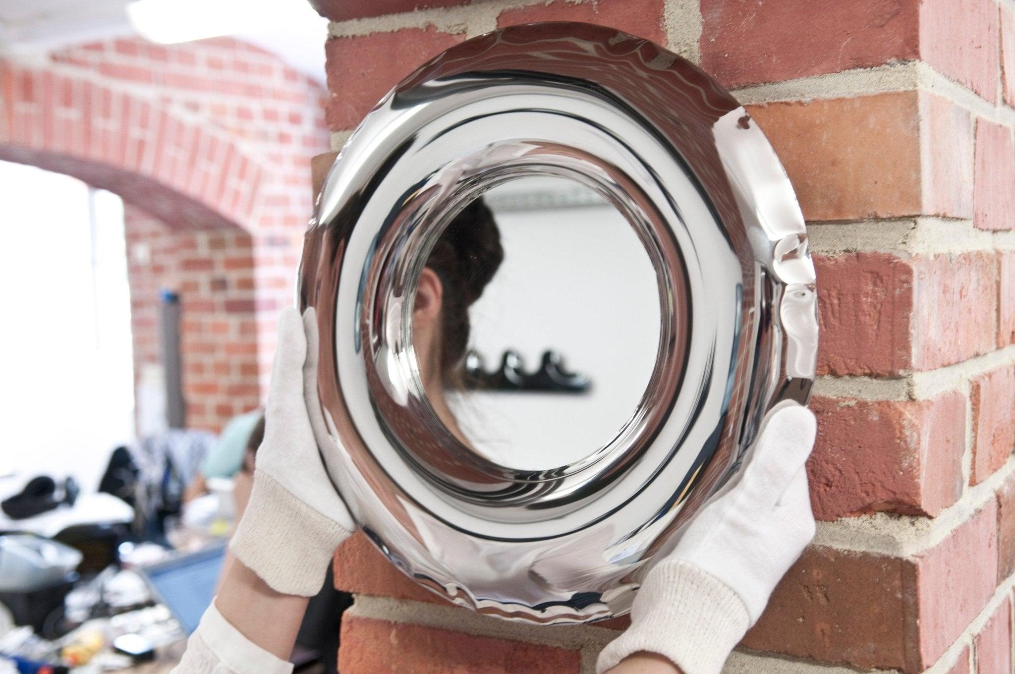 Dekoracyjne lustro RONDEL inox Zieta Studio Eye on Design