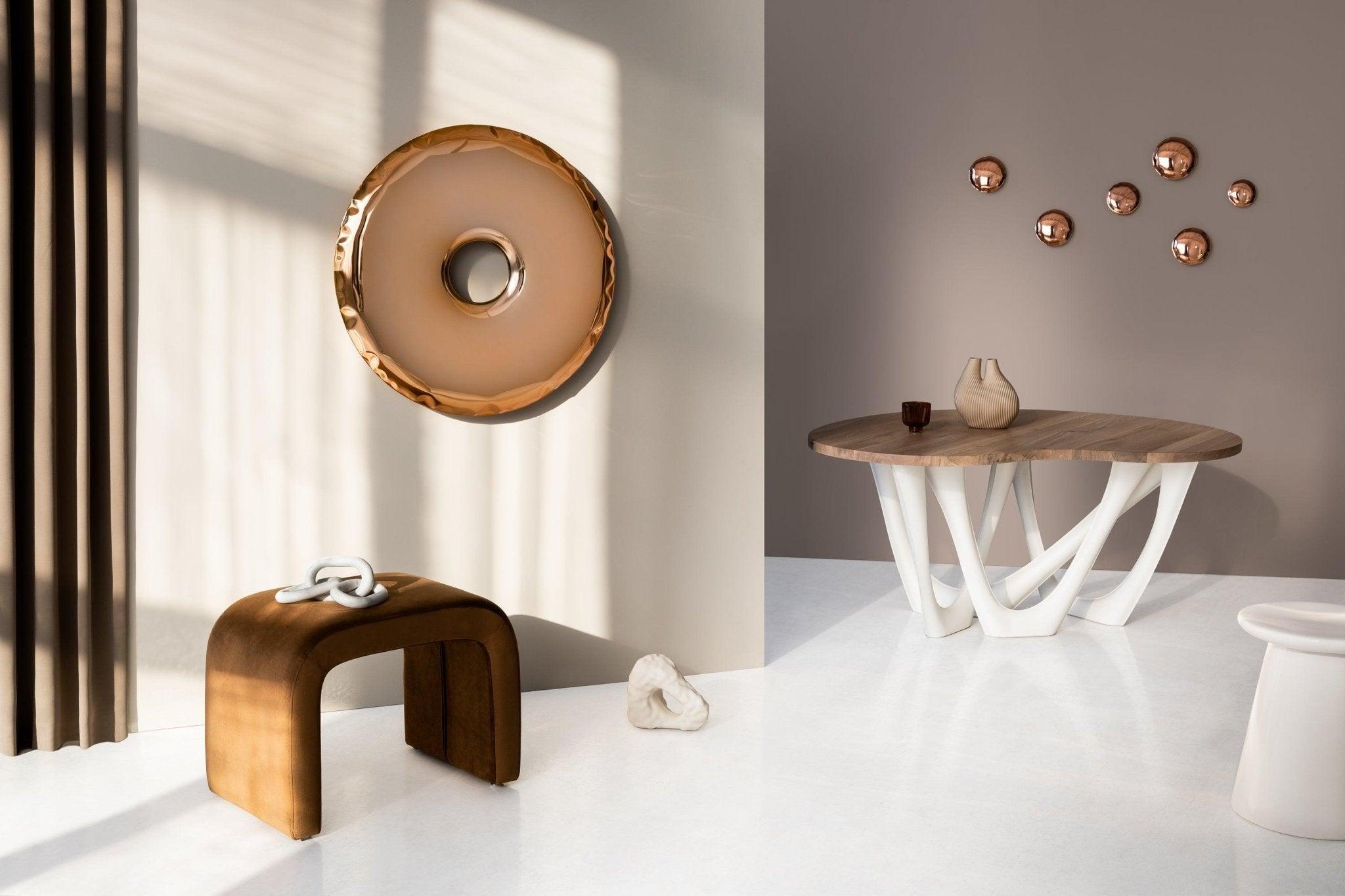 Dekoracyjny wieszak PIN miedź polerowana Zieta Studio Eye on Design