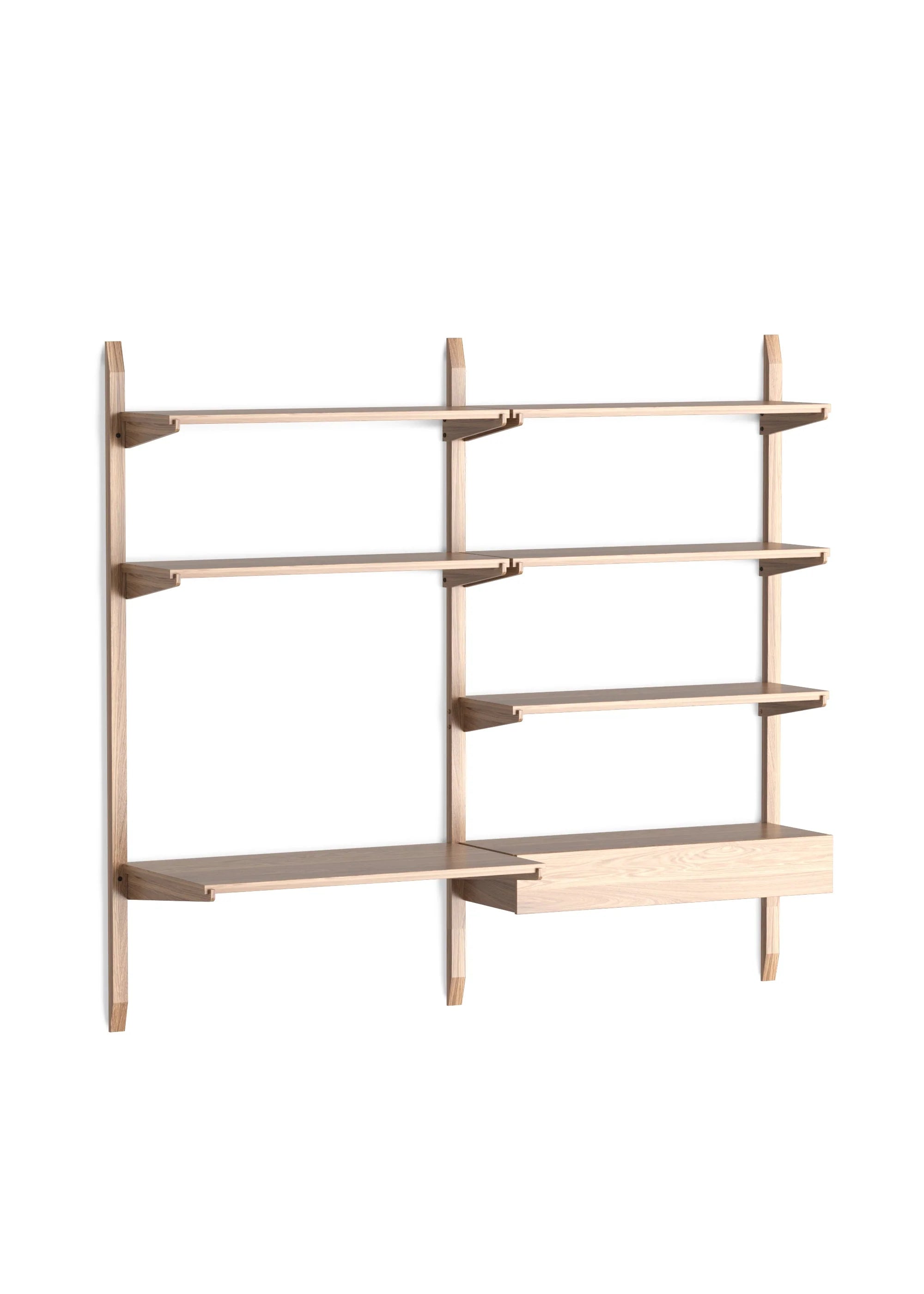 NOKI shelf system oak wood