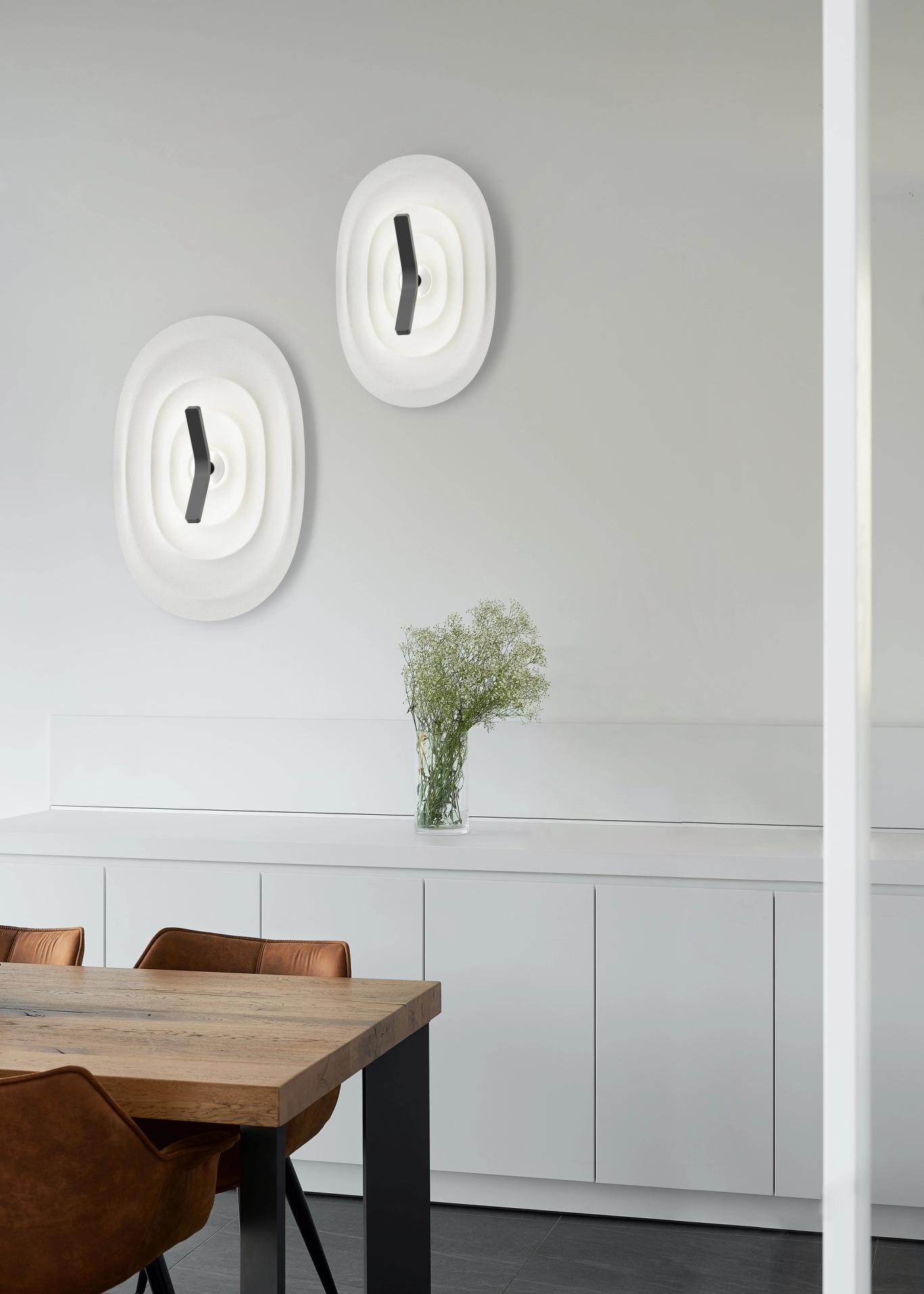 Lampa ścienna ALIBEL opal