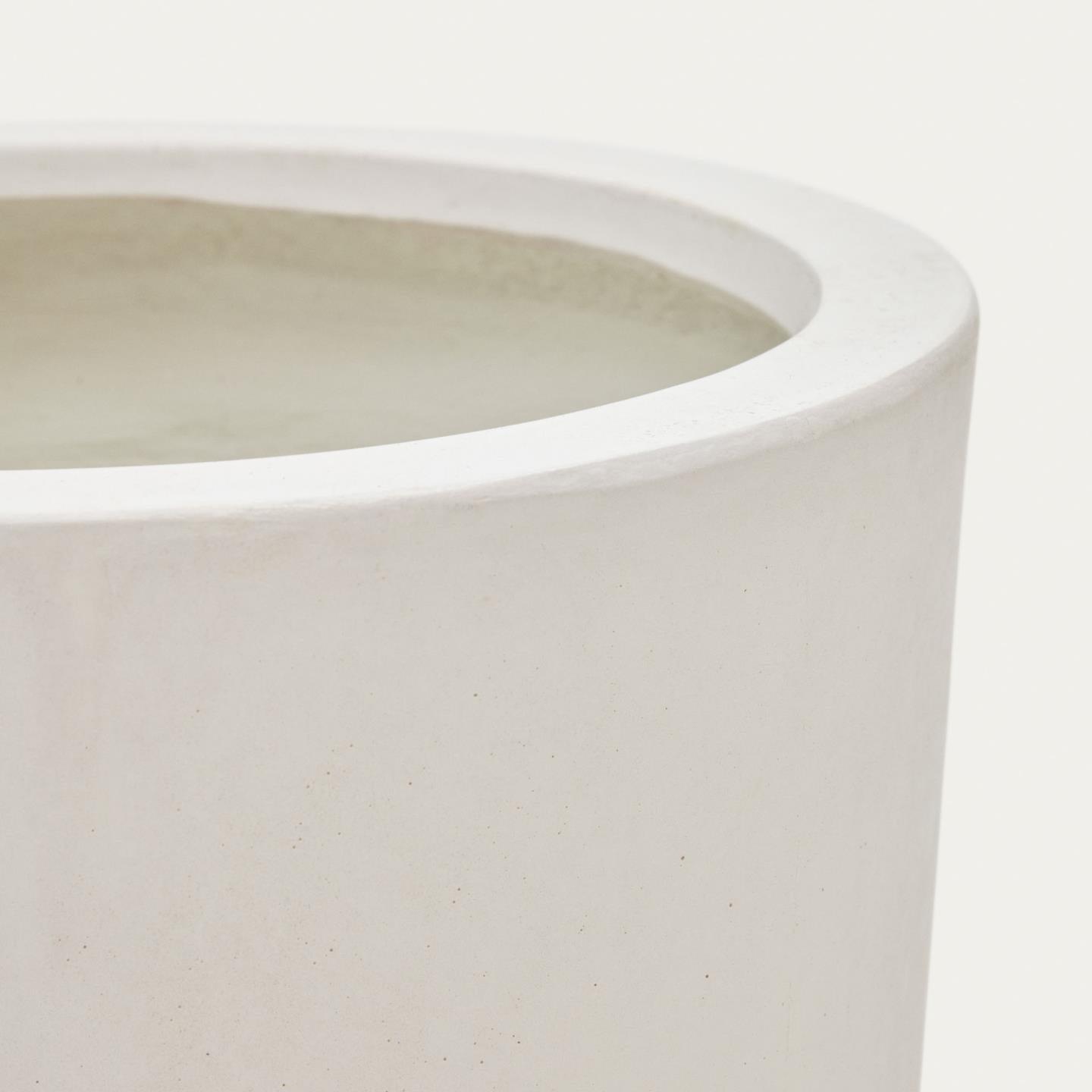 Donica ogrodowa smukła AIGUABLAVA biały cement La Forma Eye on Design