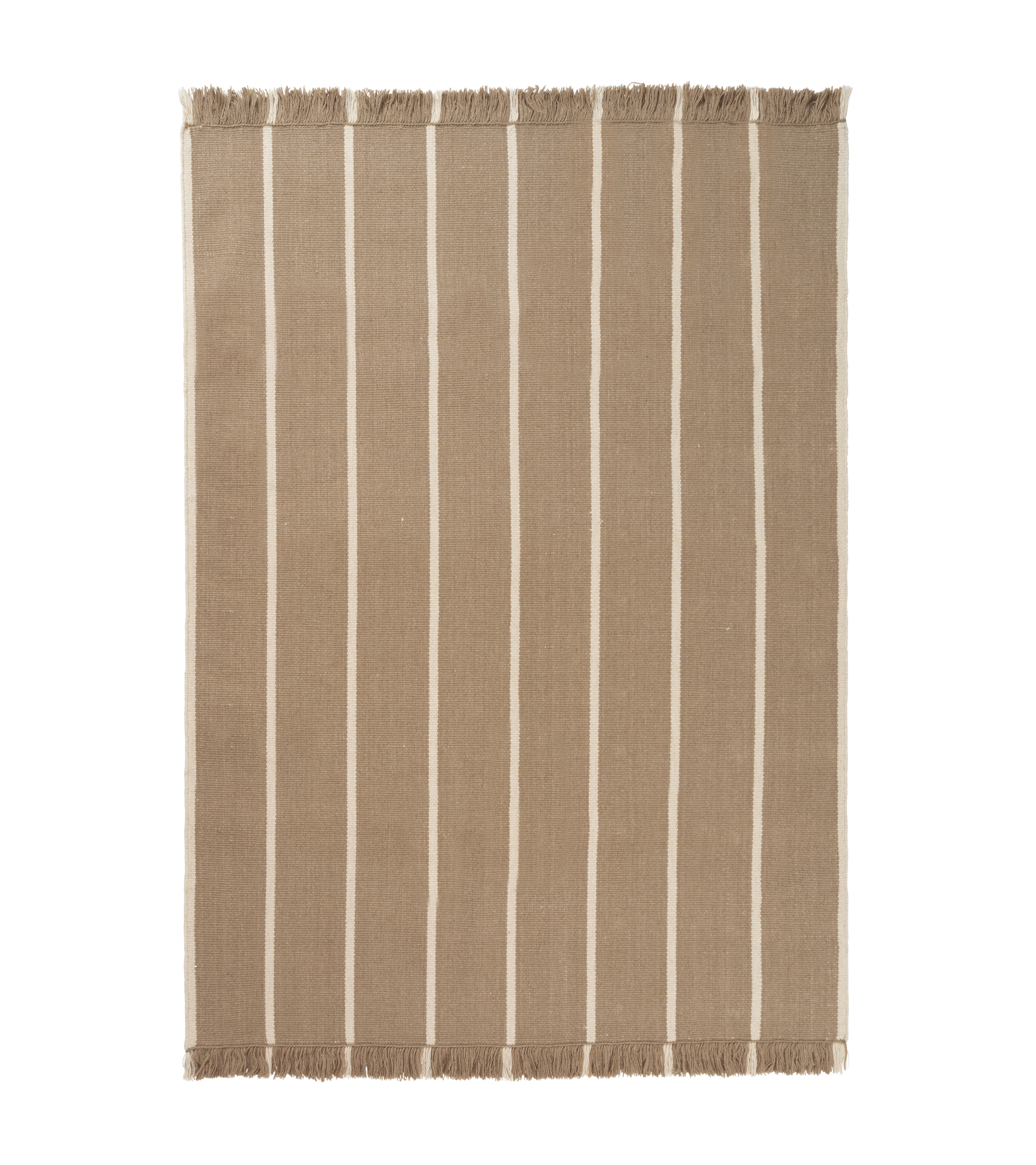 CALM KELIM Teppich Karamell mit Beige
