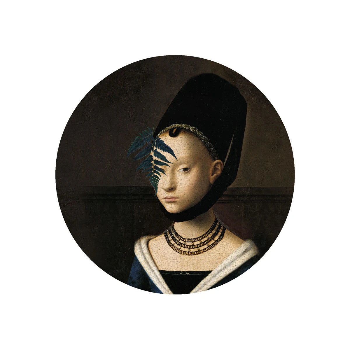 Wall lamp DOTS LIGHTING - LADY FERN dark brown