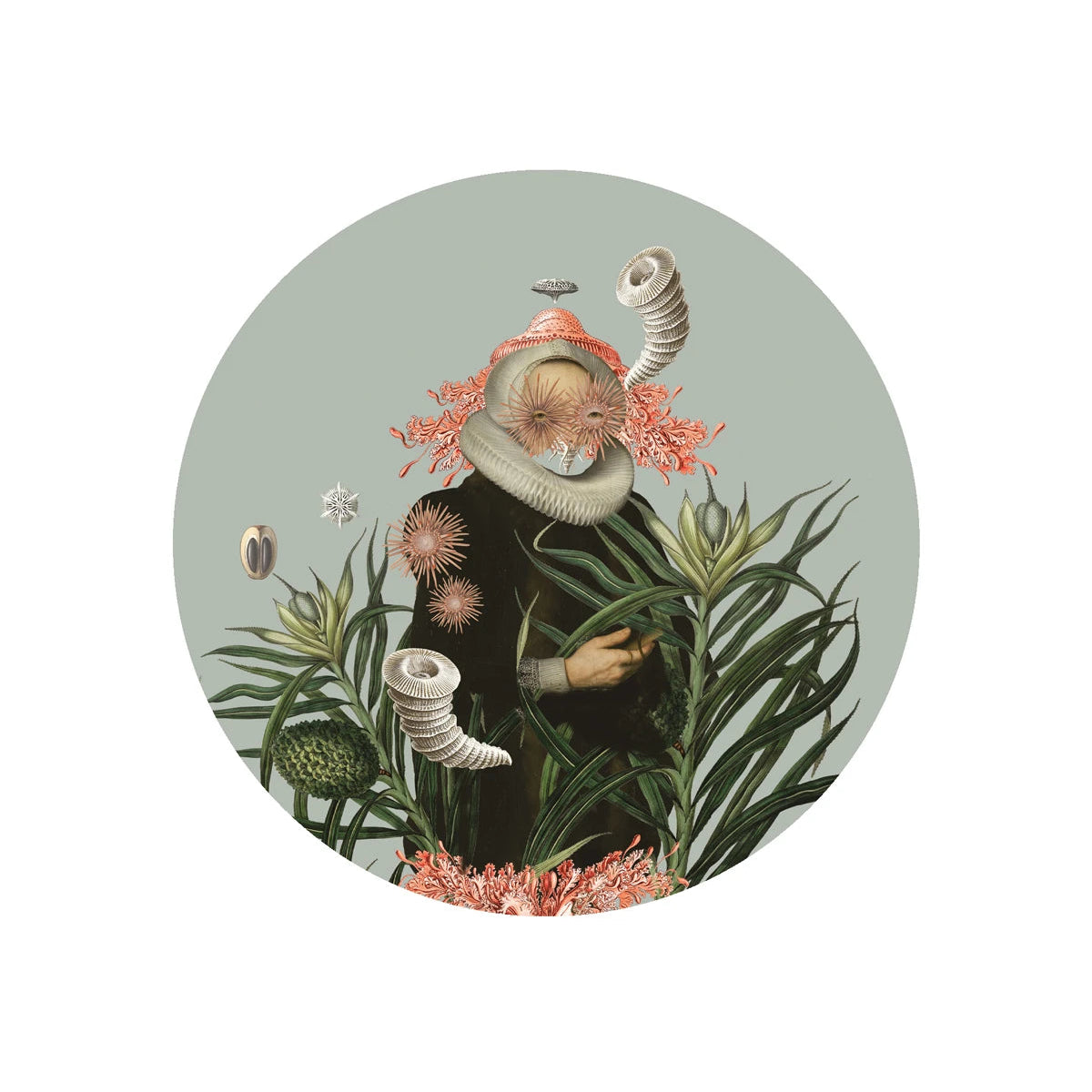 Wall Lamp DOTS LIGHTING - LADY MEDUSA blue