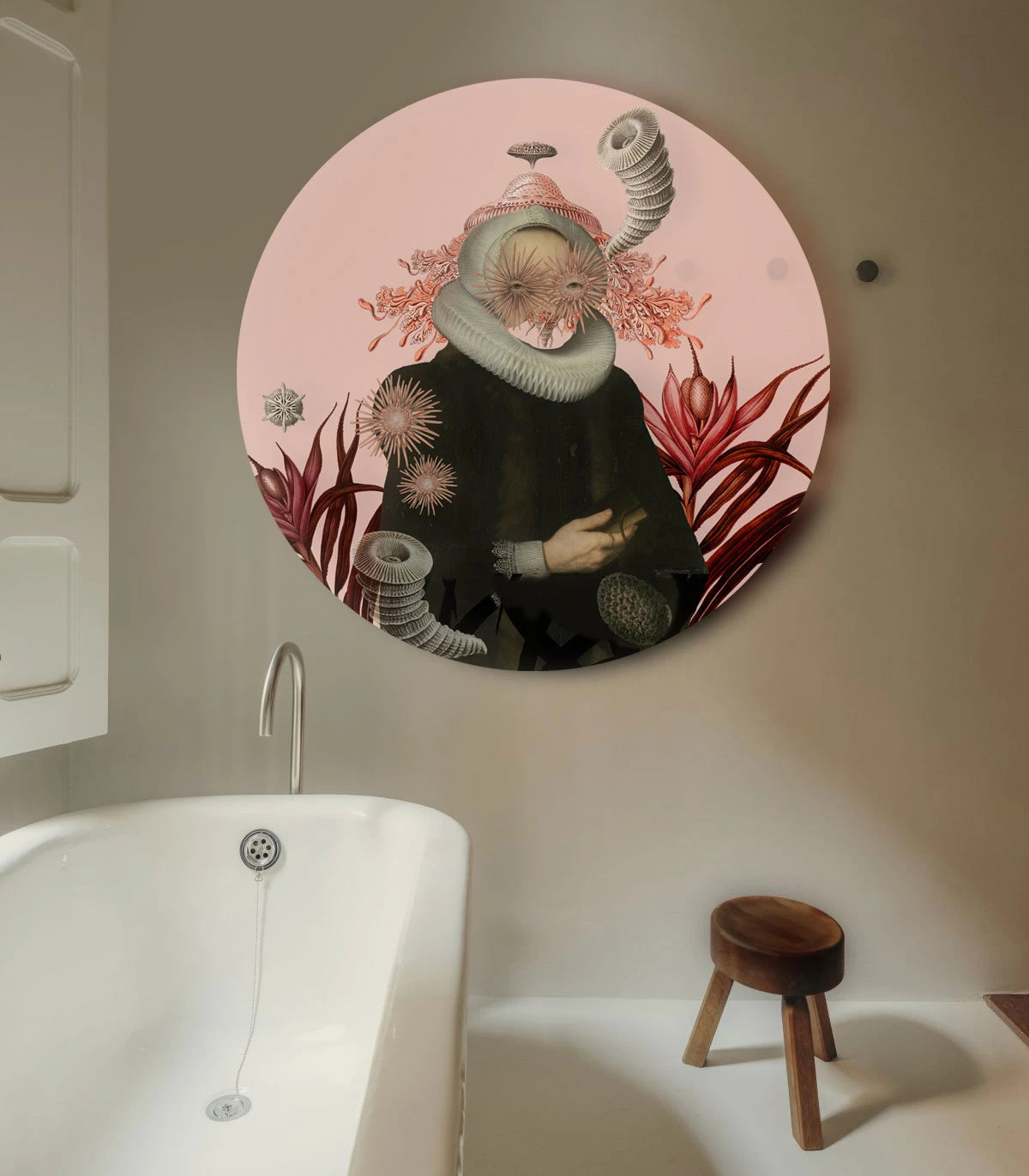 Wandleuchte DOTS LIGHTING - LADY MEDUSA rosa