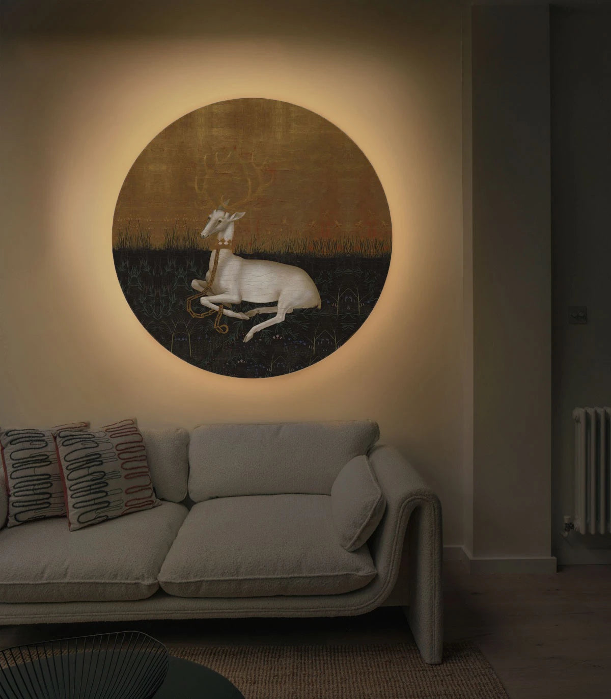 Wandleuchte DOTS LIGHTING - MAJESTIC REST gold mit grün