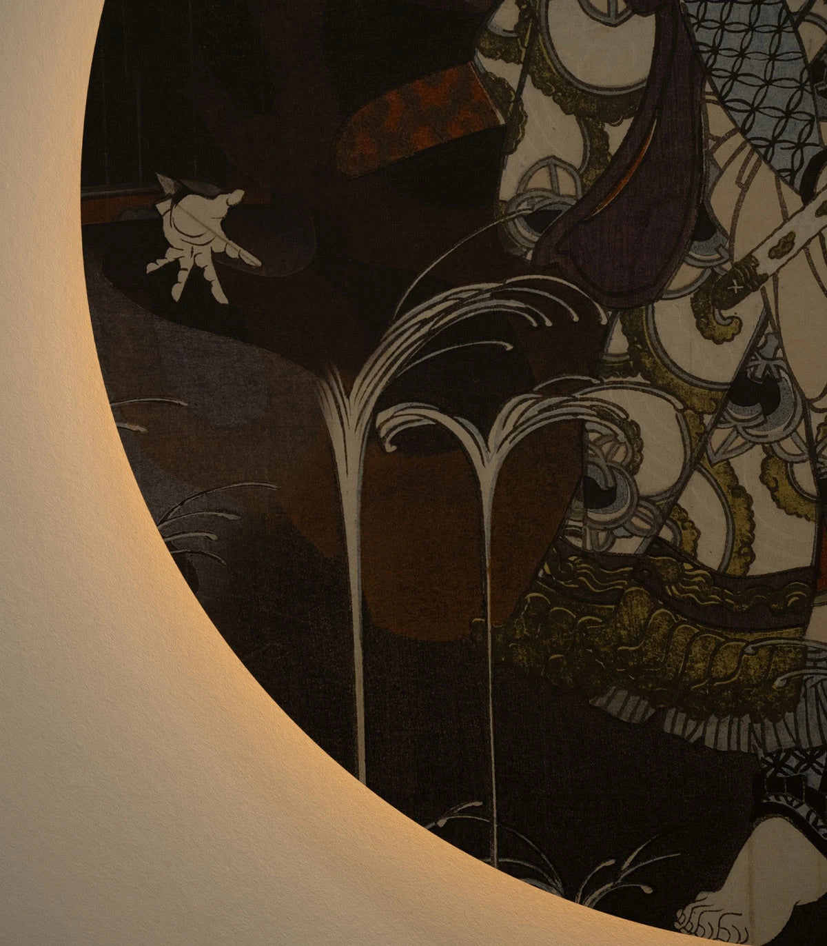 Wandleuchte DOTS LIGHTING - SHOGUNS SHADOW grau