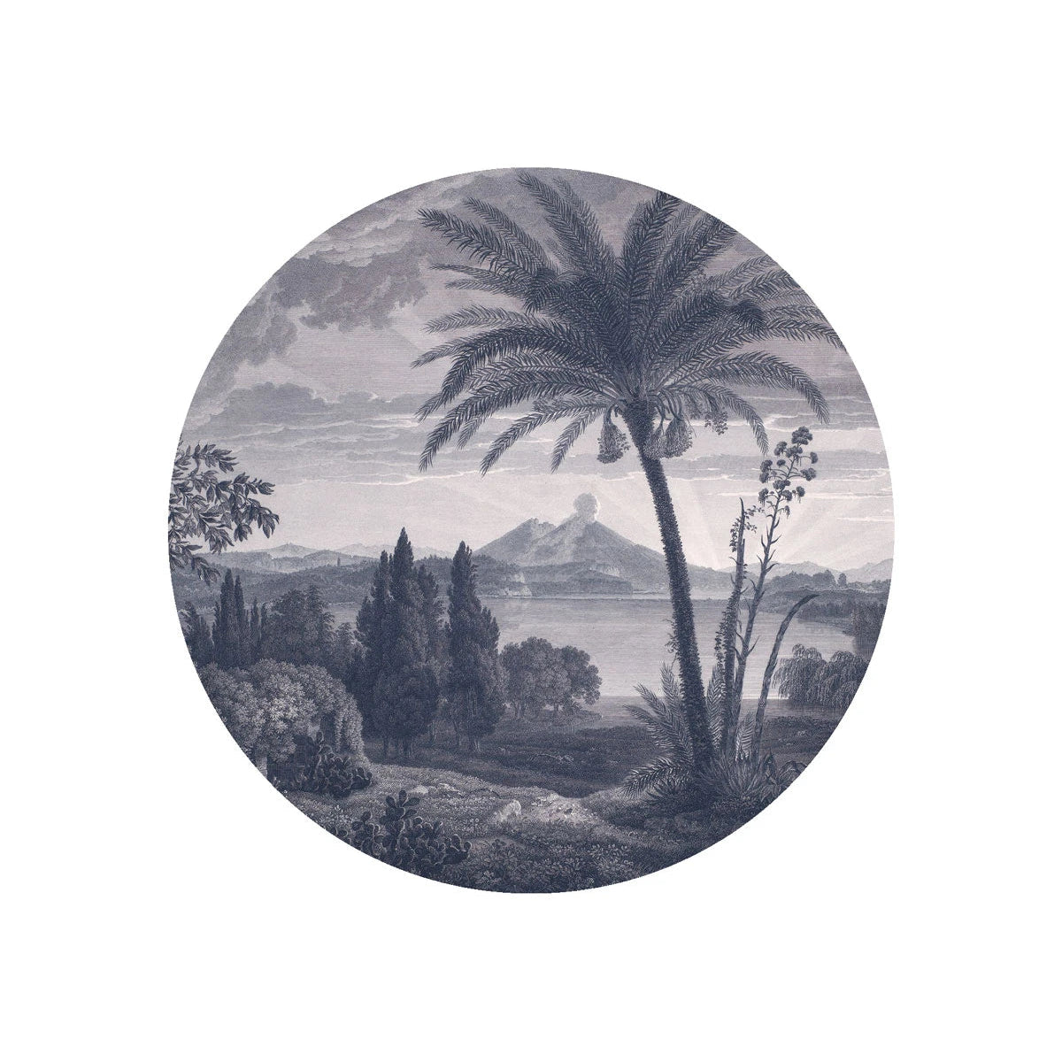 Wall Lamp DOTS LIGHTING - TROPICAL VOLCANO VISTA muted blue