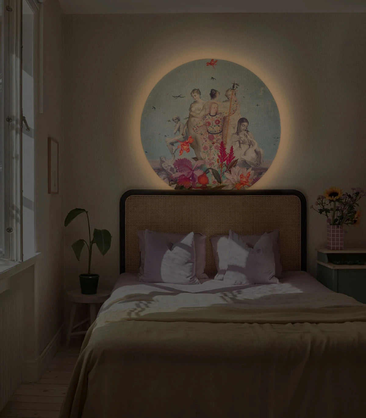 Wall Lamp DOTS LIGHTING - WOMENS DAY blue