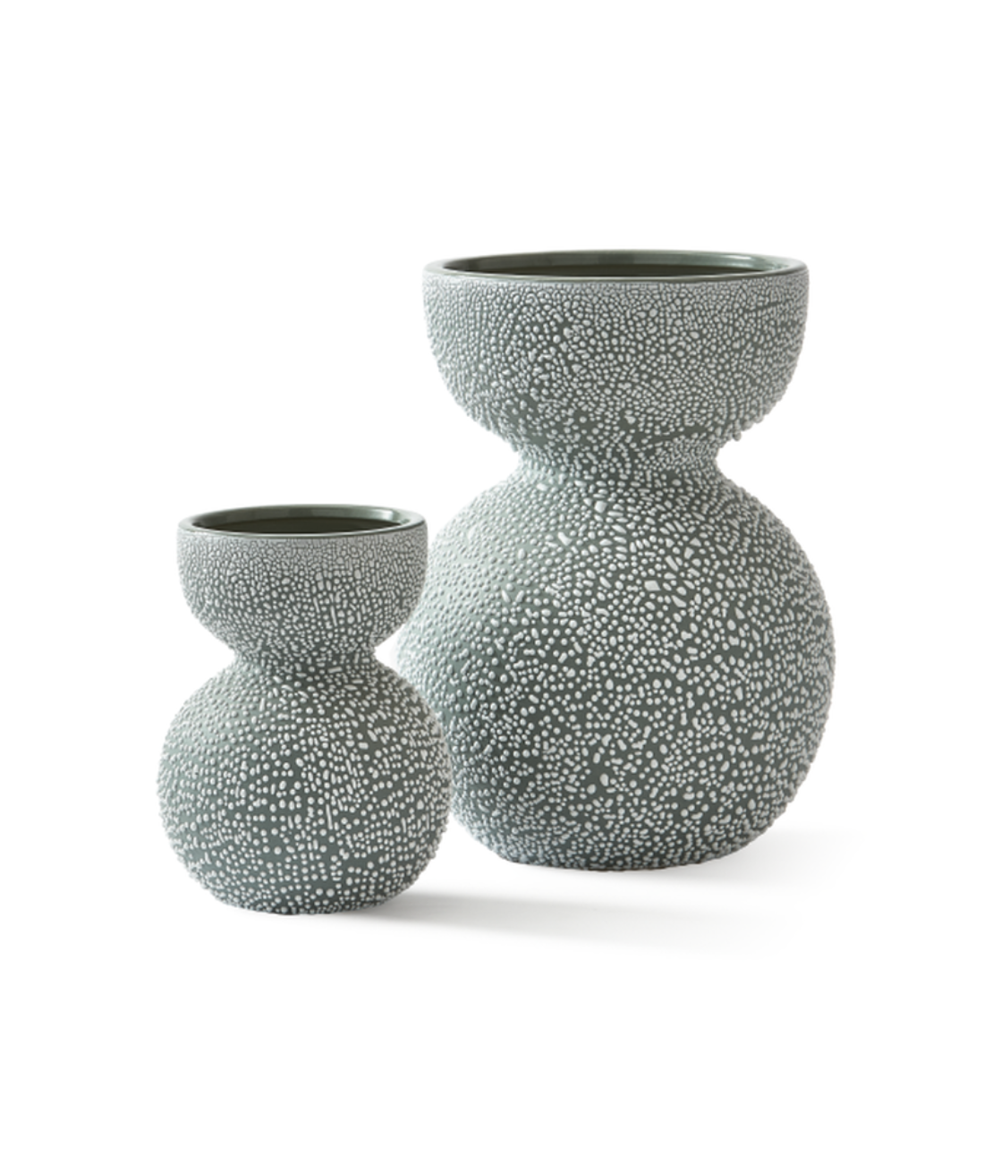 BOOLB DOTS green vase