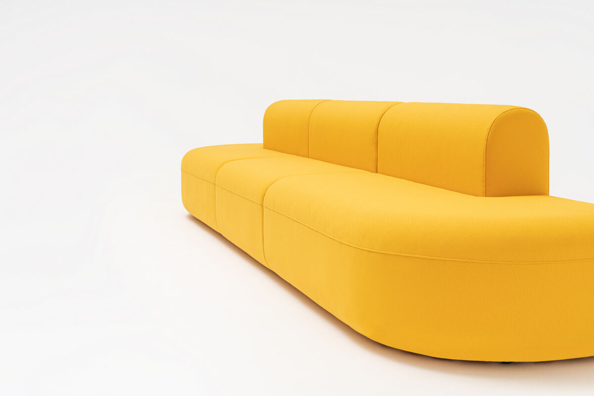Sofa 3-modułowa prosta ARTIKO tapicerowana – .mdd