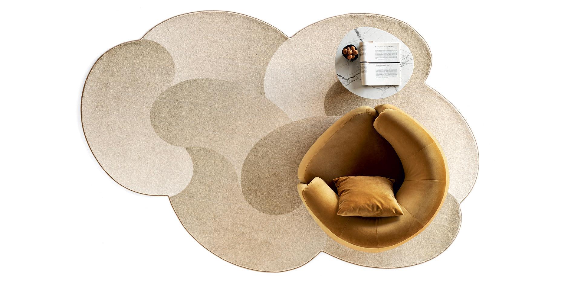 Dywan CURVED beżowy Calligaris Eye on Design