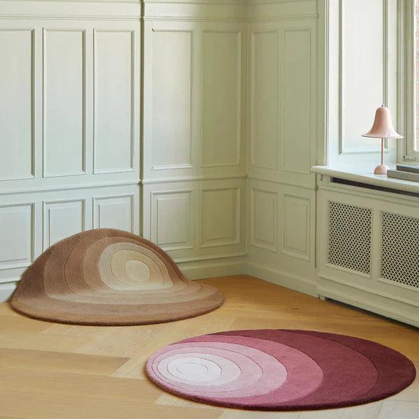 Dywan LUNA bordowy Verpan Eye on Design