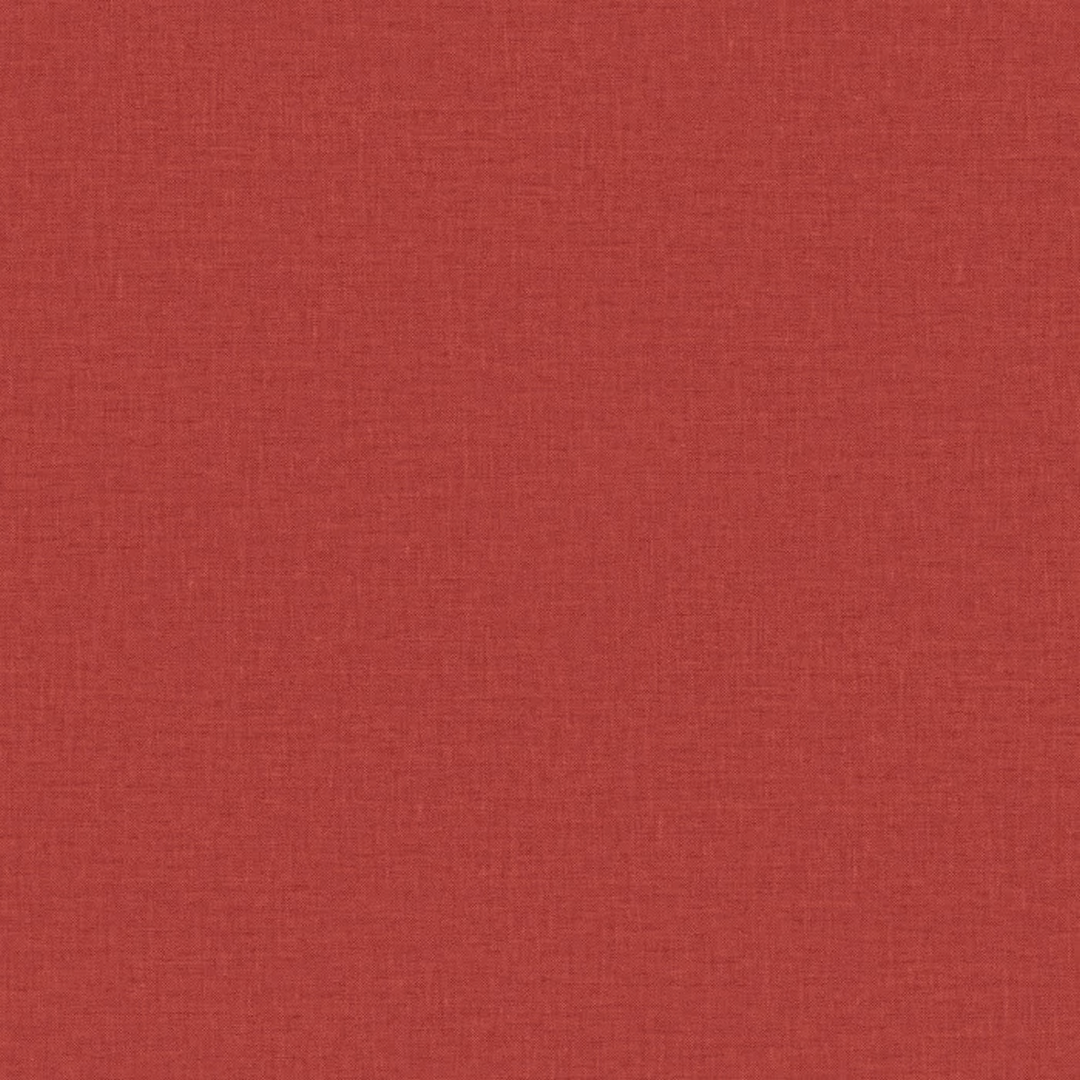 Structural wallpaper imitating linen canvas LINA - ROUGE CARMIN carmine