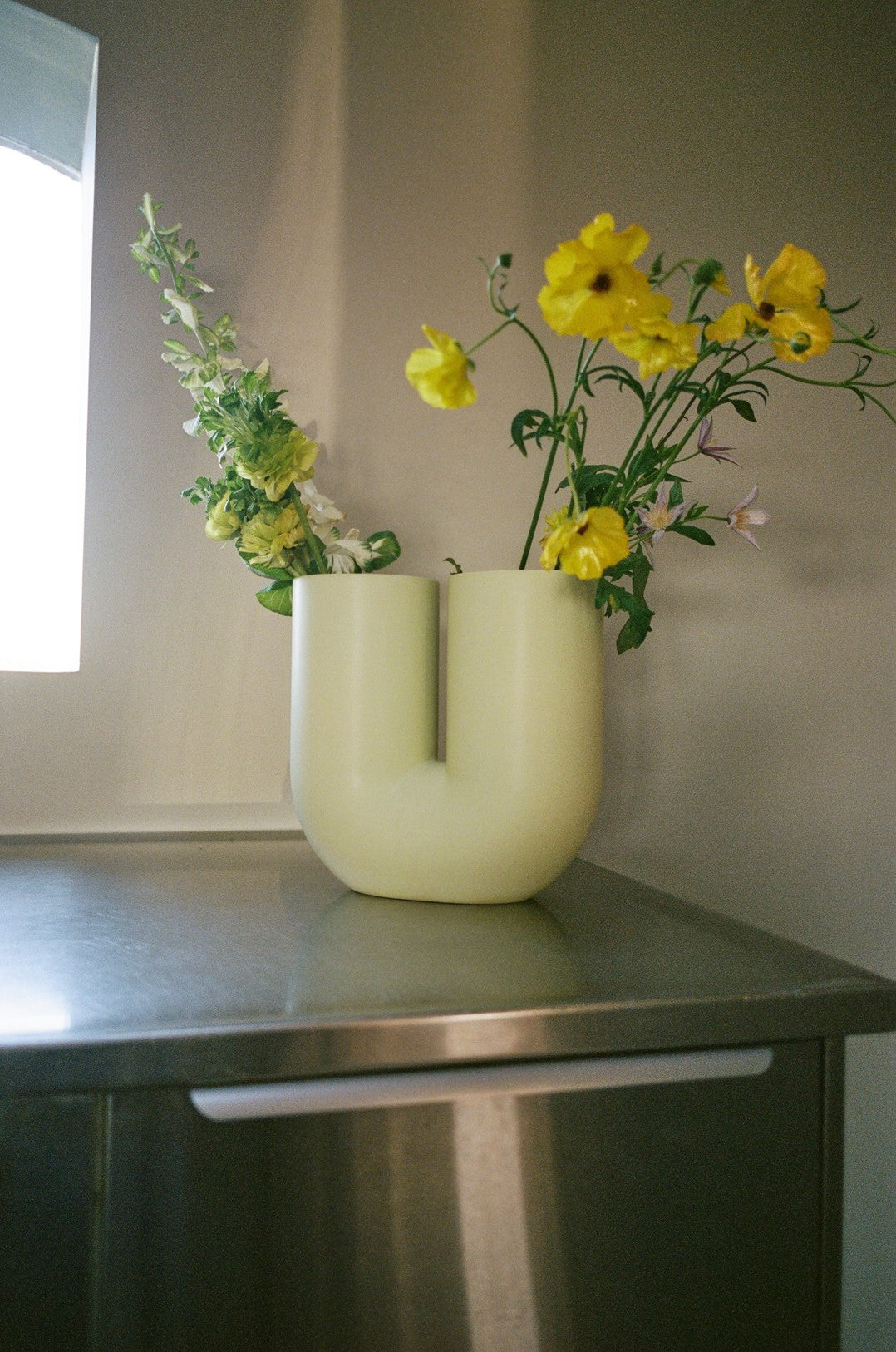 Vase KINK hellgrün