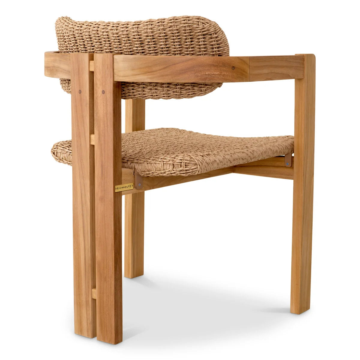 Außenstuhl DONATO aus Teakholz mit Geflecht