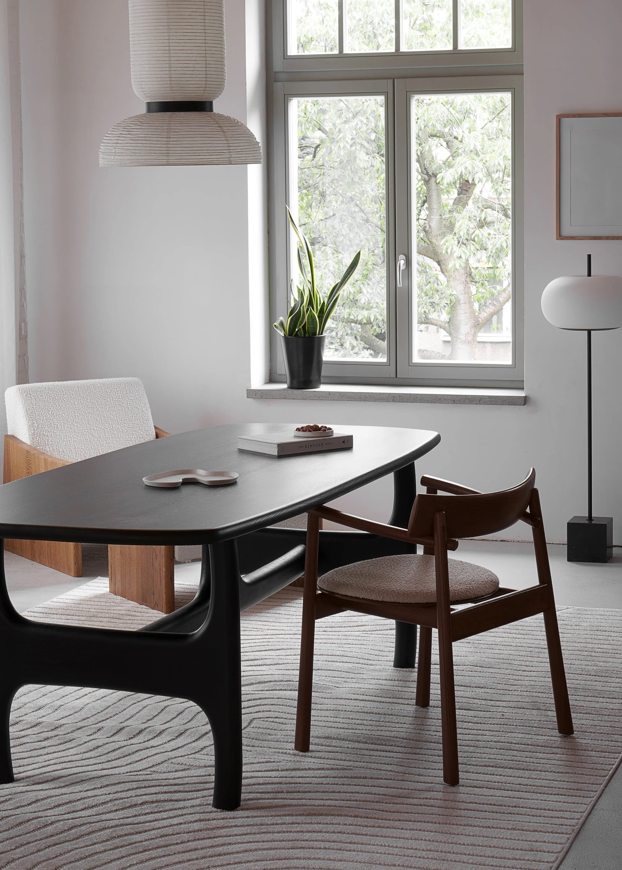 OLFO Table Black Oak Wood