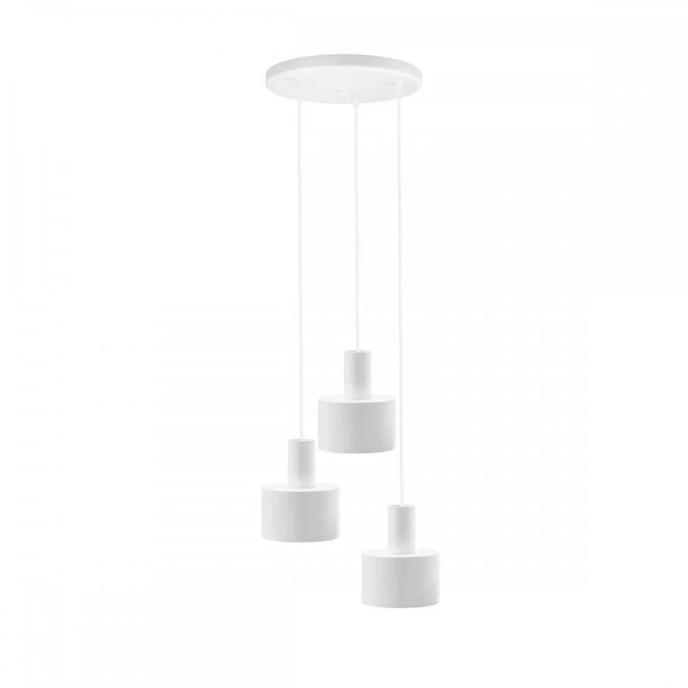 Lampa wisząca ENKEL 3P biały – Ummo