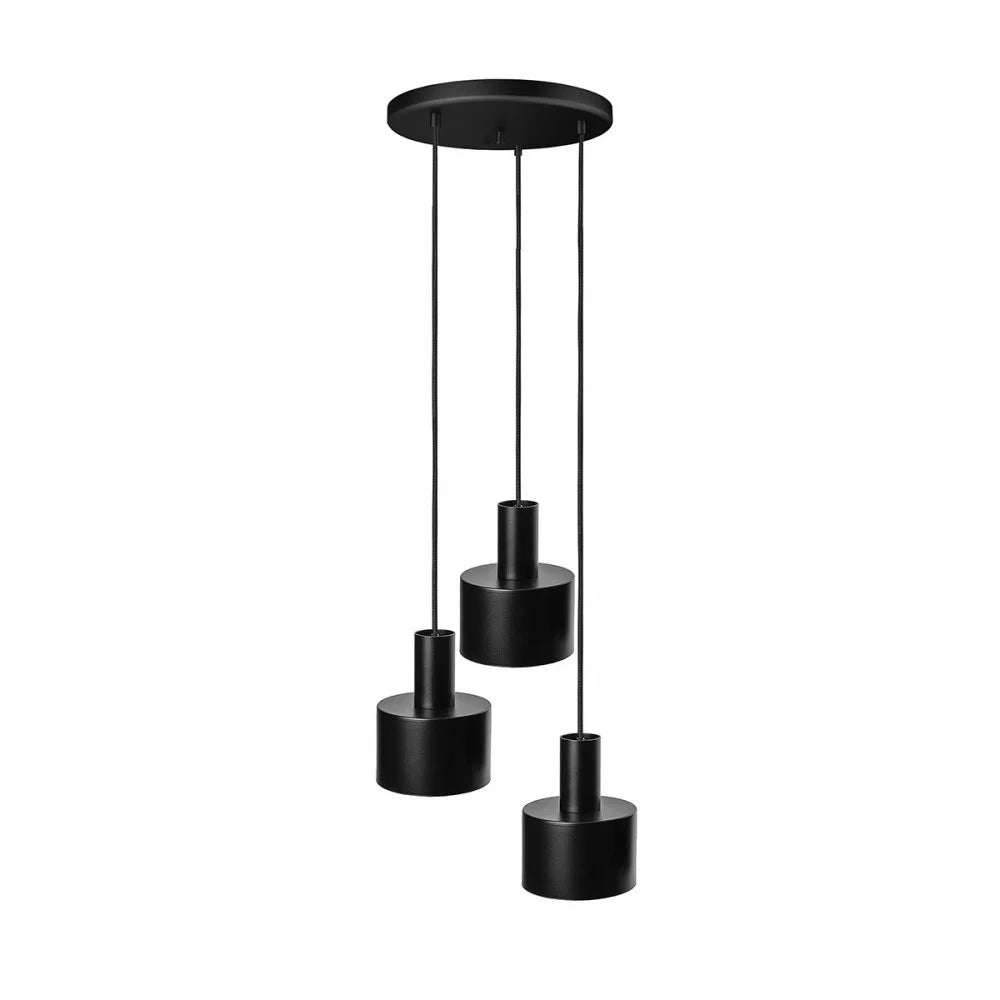 Pendelleuchte ENKEL 3P schwarz